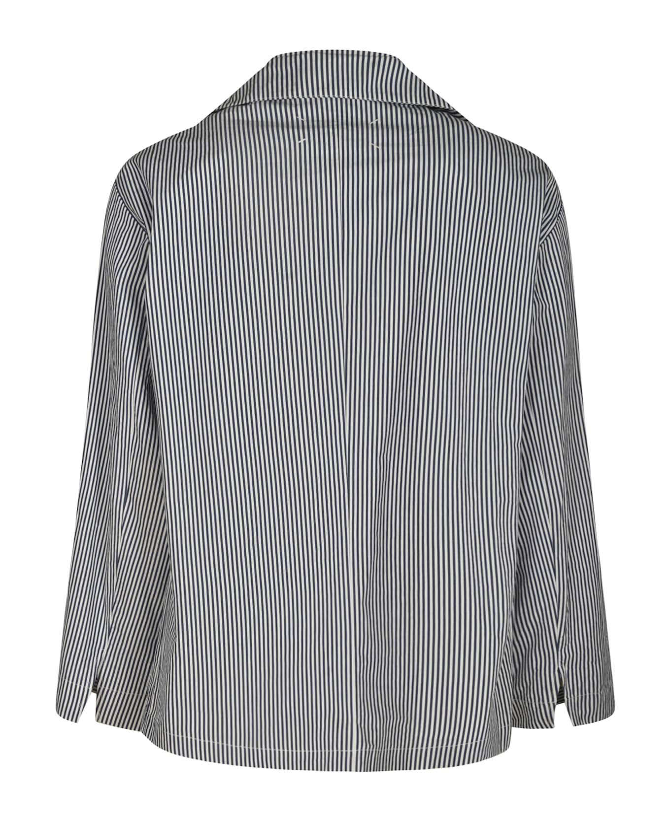 Maison Margiela Layered Stripe Shirt - Blue/White