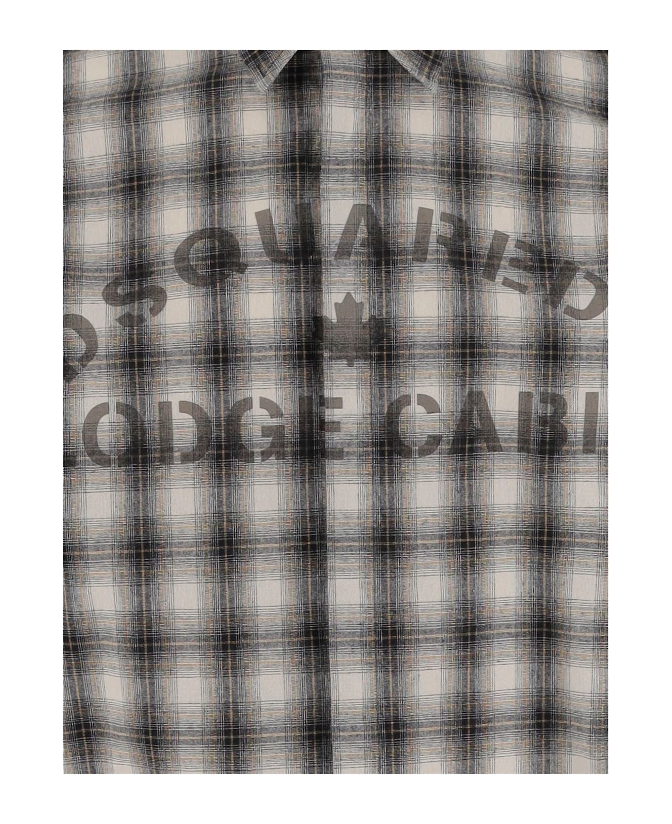 Dsquared2 Dan Relax Cotton Shirt With Satampa Logo - Red