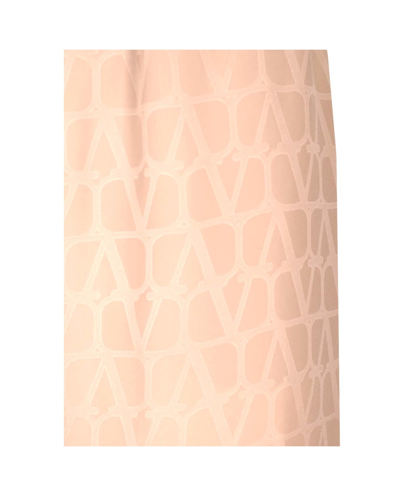 Valentino 'toile Iconographe' Silk Trousers - Beige