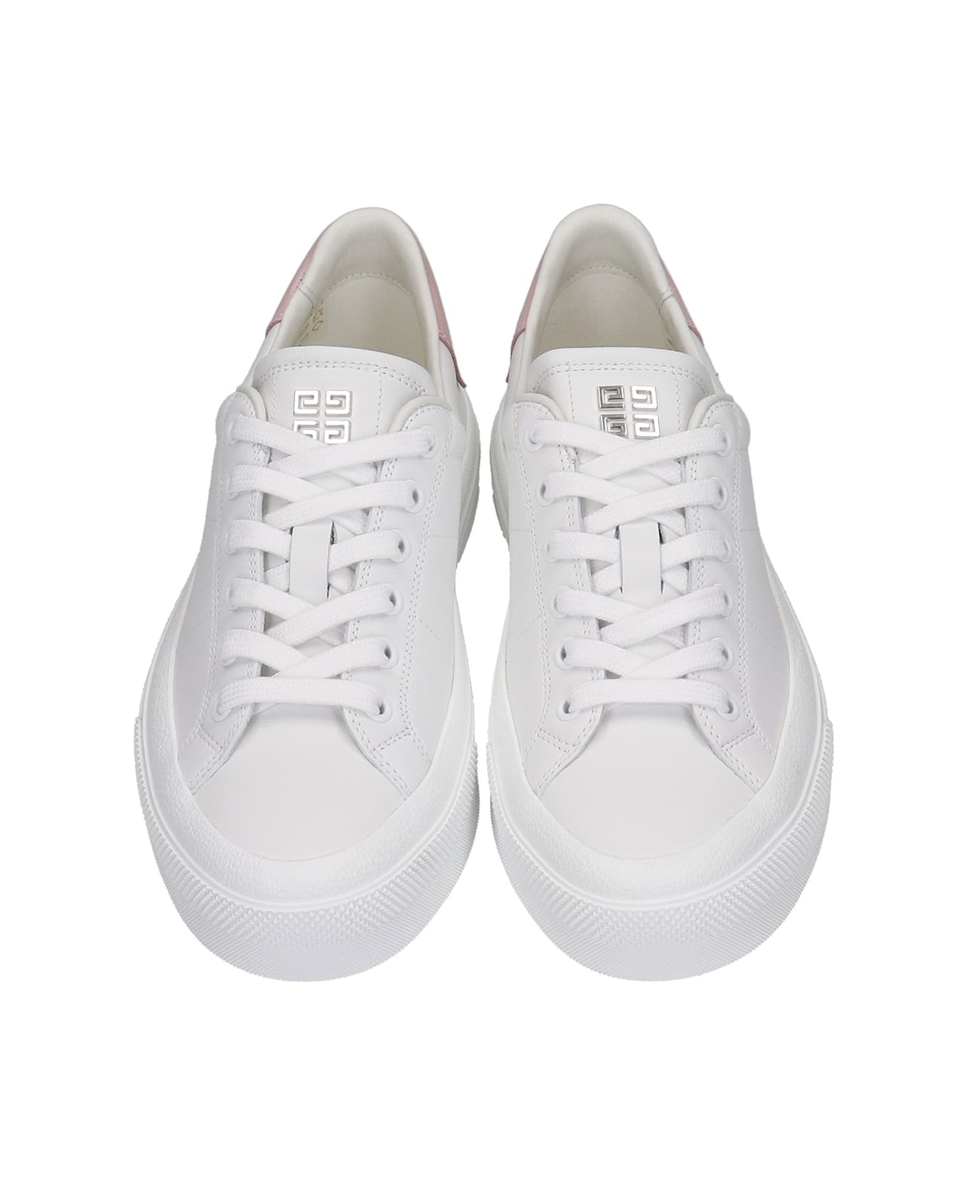 Givenchy Sneakers In White Leather - BIANCO