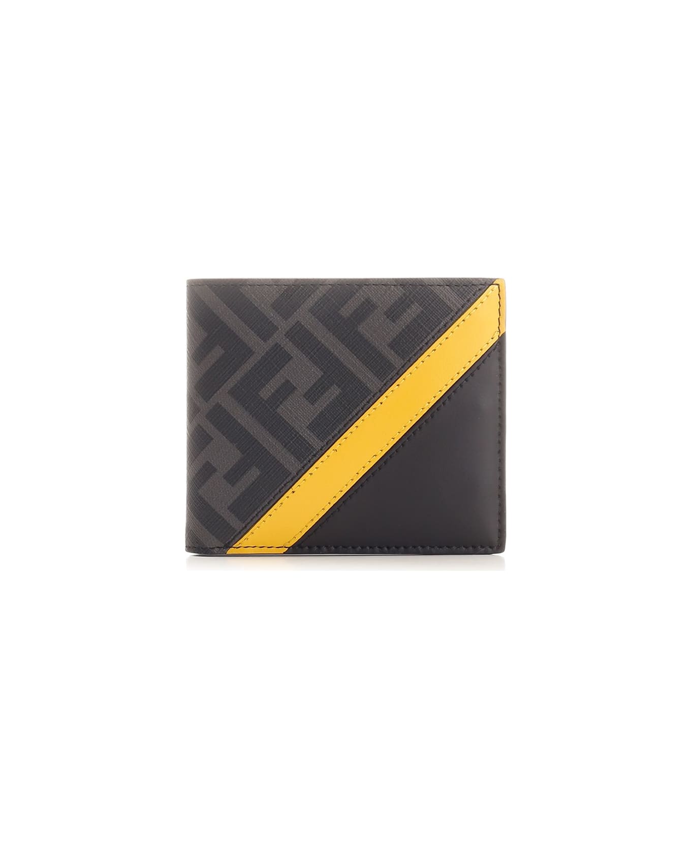 Fendi Diagonal Wallet - Black