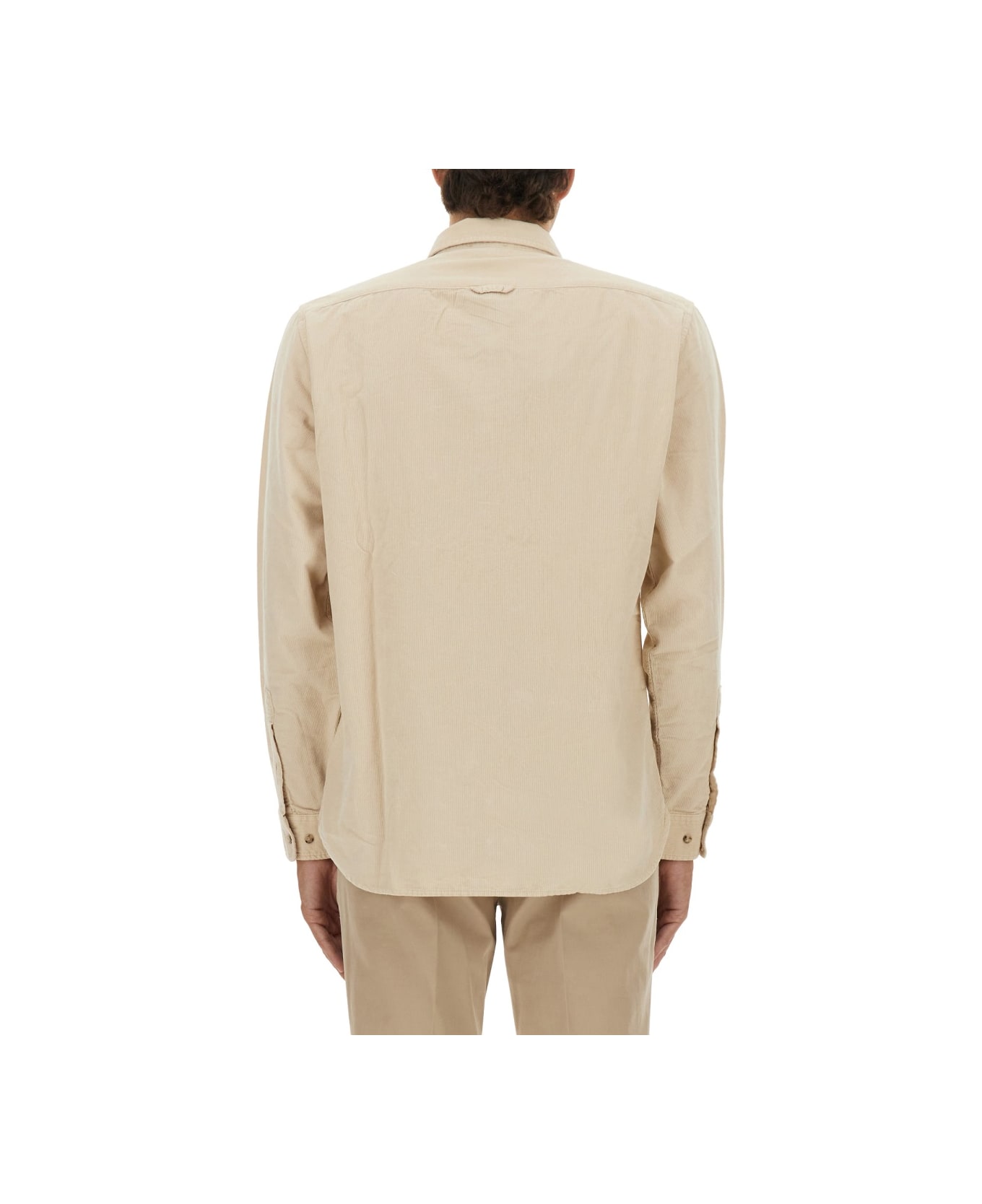 Woolrich Cotton Shirt - BEIGE