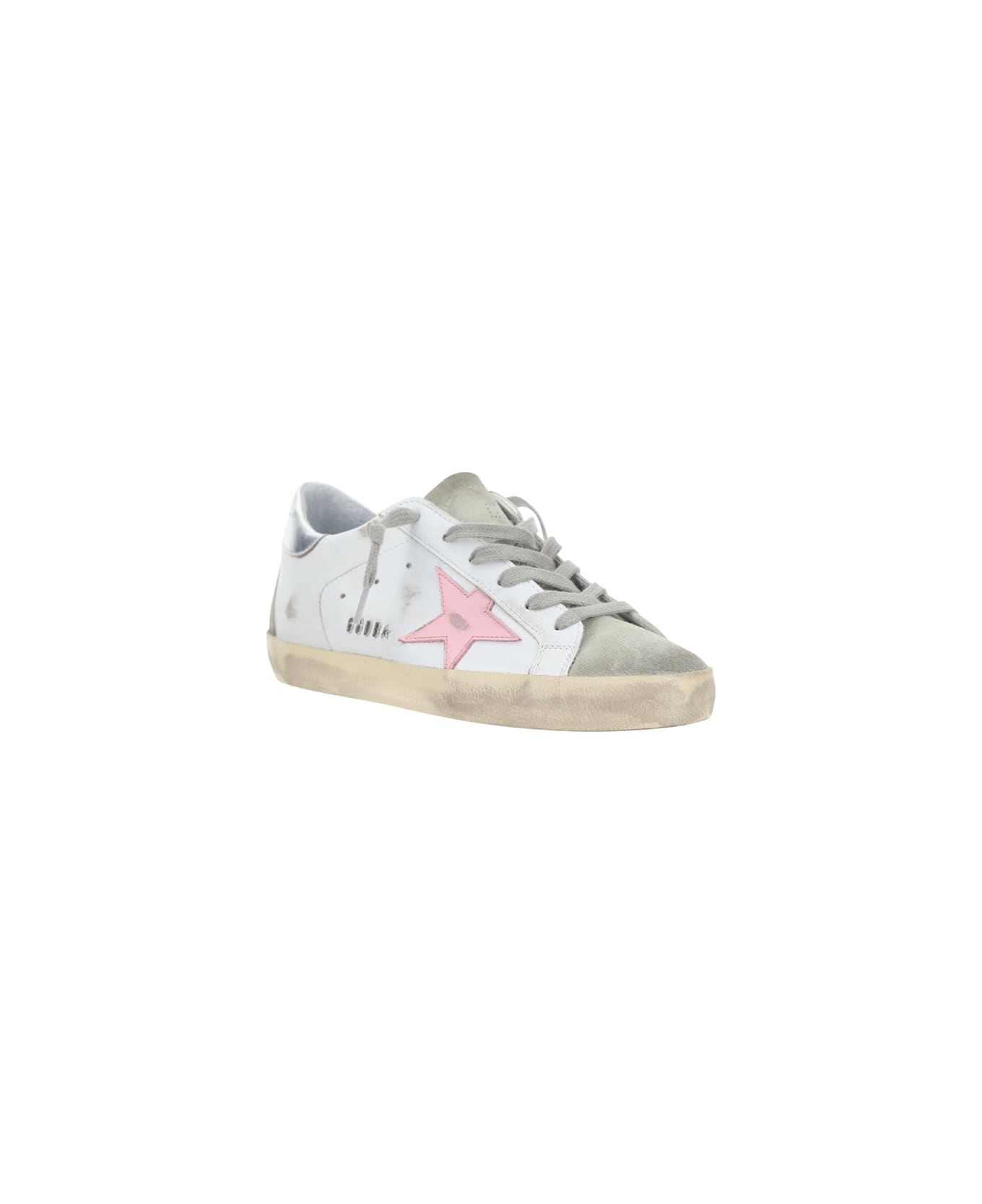 Golden Goose Sneakers - White/ice/orchid Pink/silver