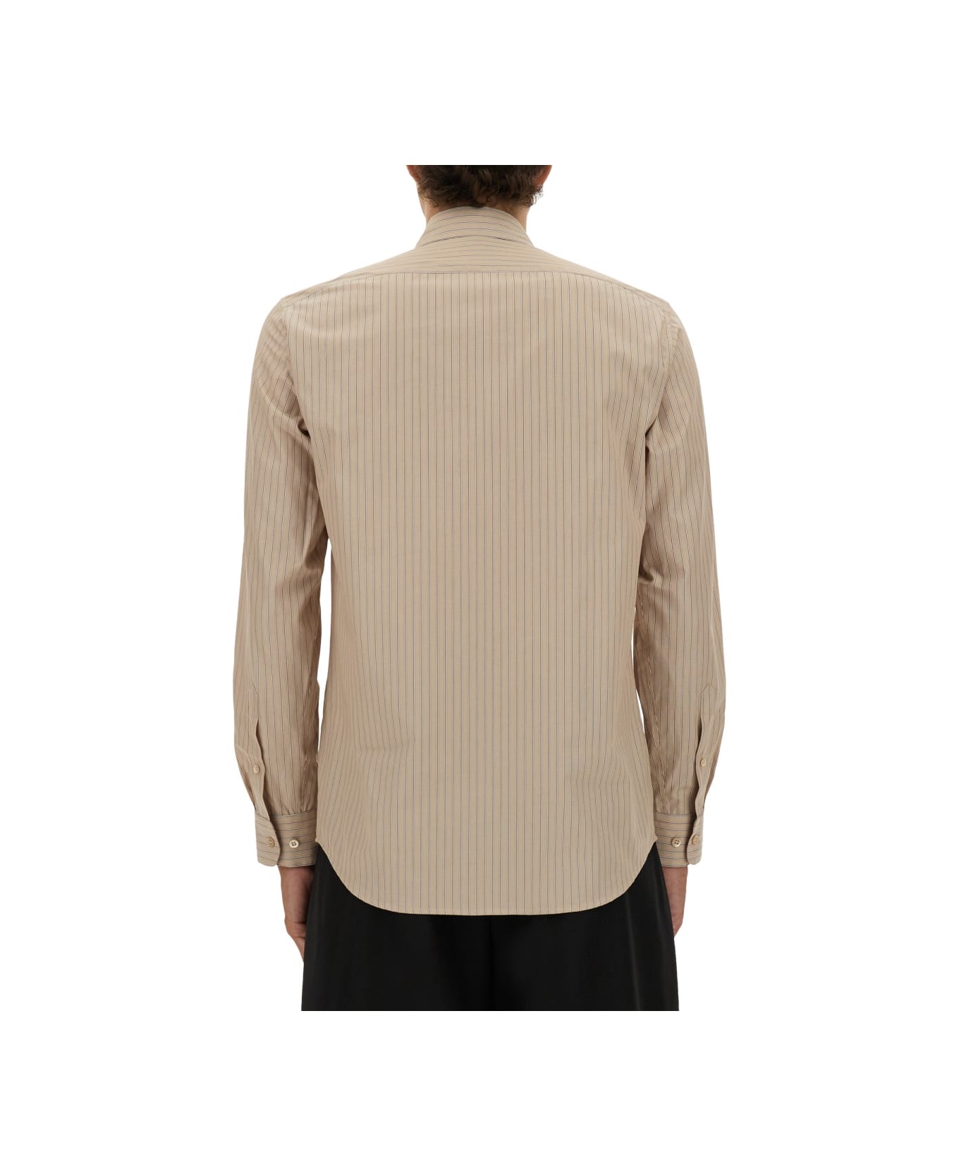 Dries Van Noten Striped Shirt - BEIGE