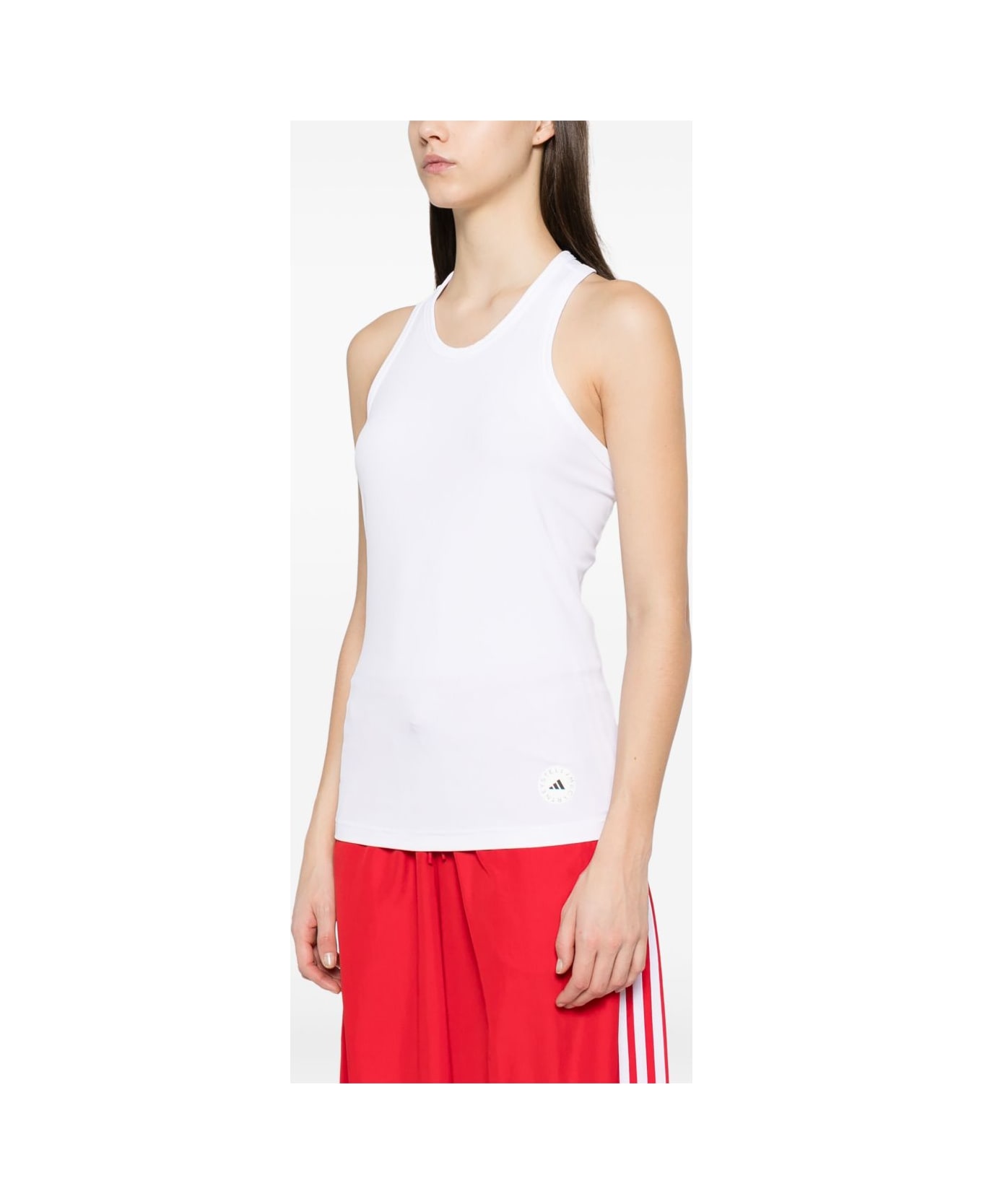 Adidas by Stella McCartney Logo Tank Top - White タンクトップ