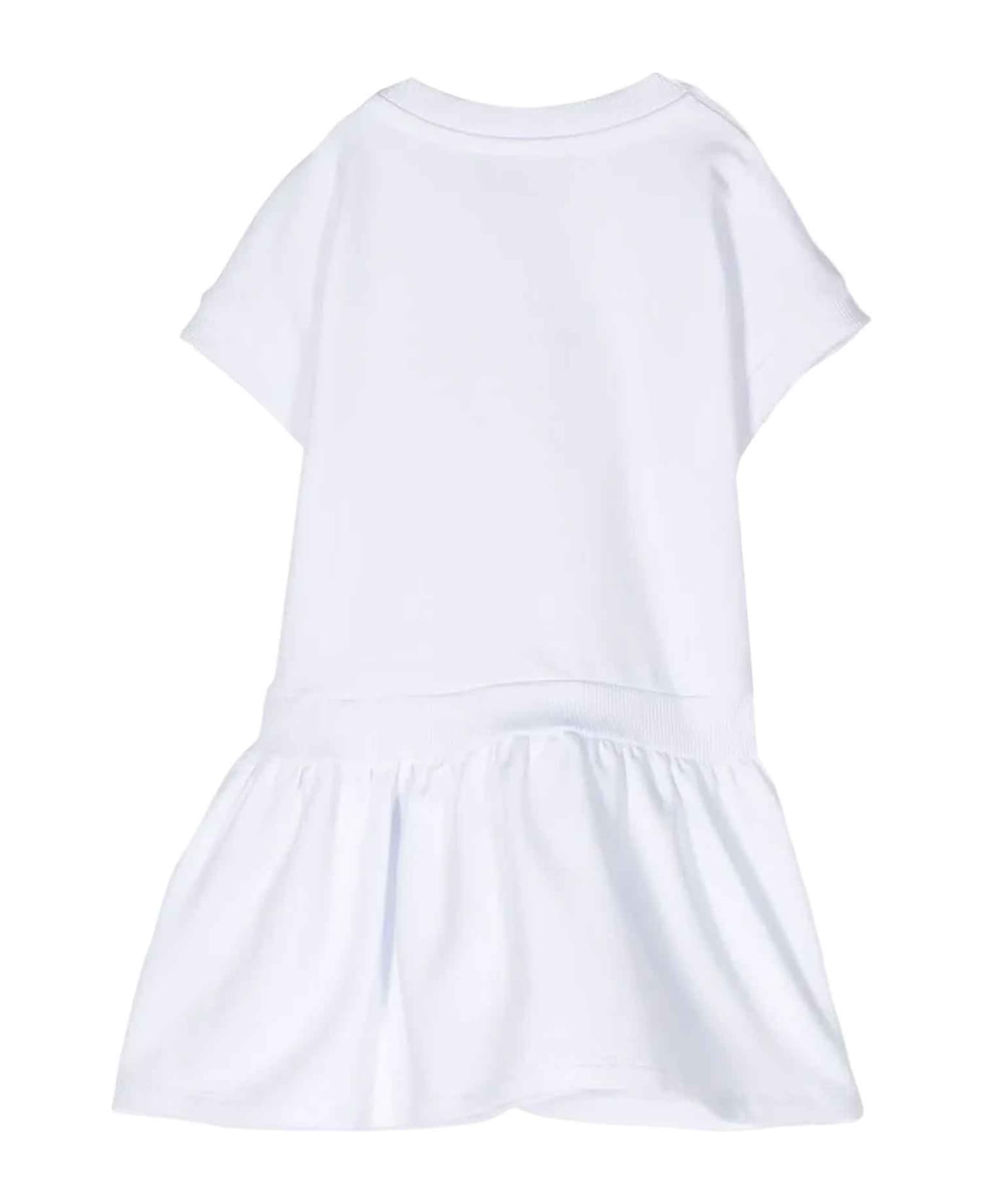 Moschino White Dress Baby Girl - Bianco