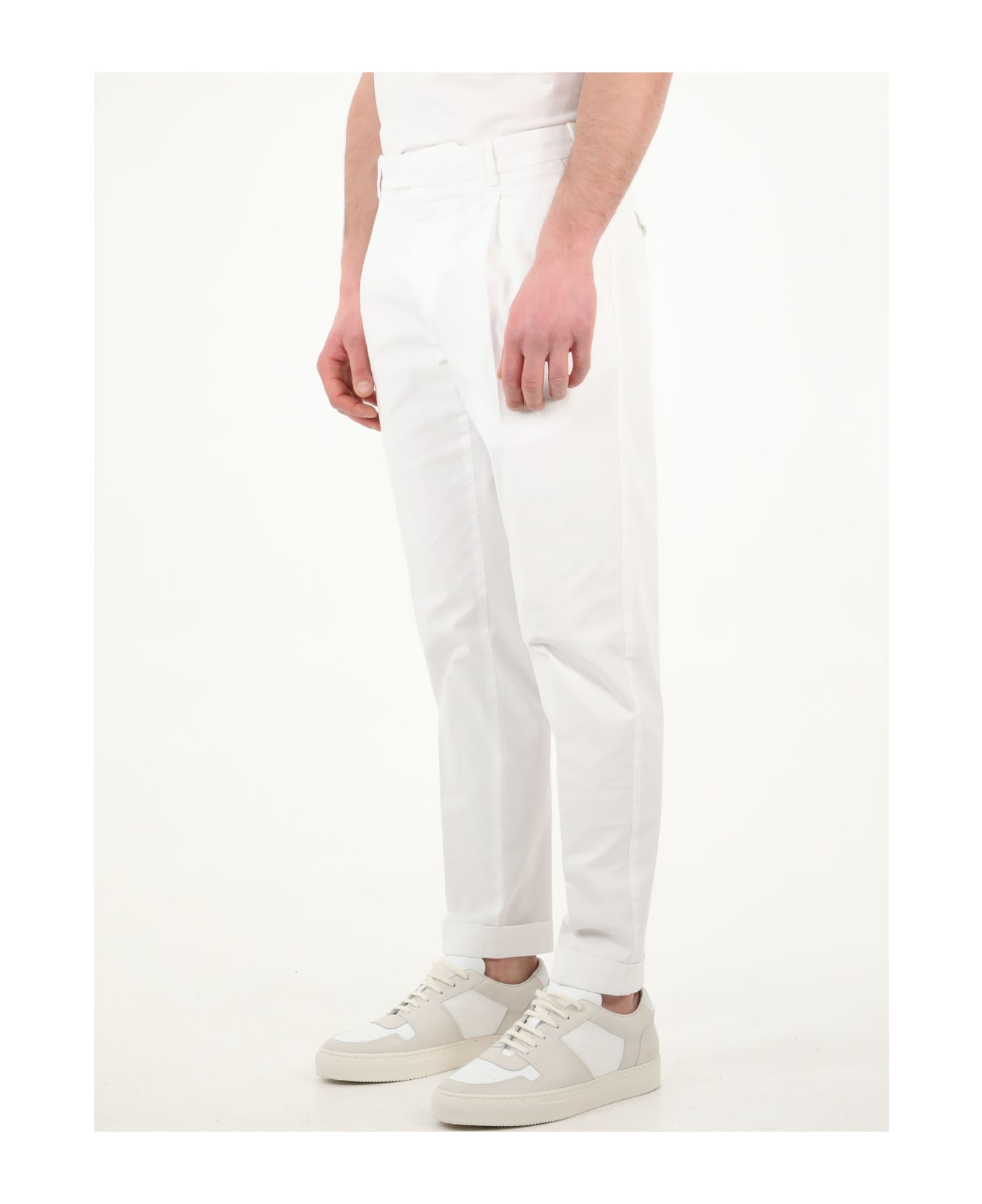 PT01 White Trousers