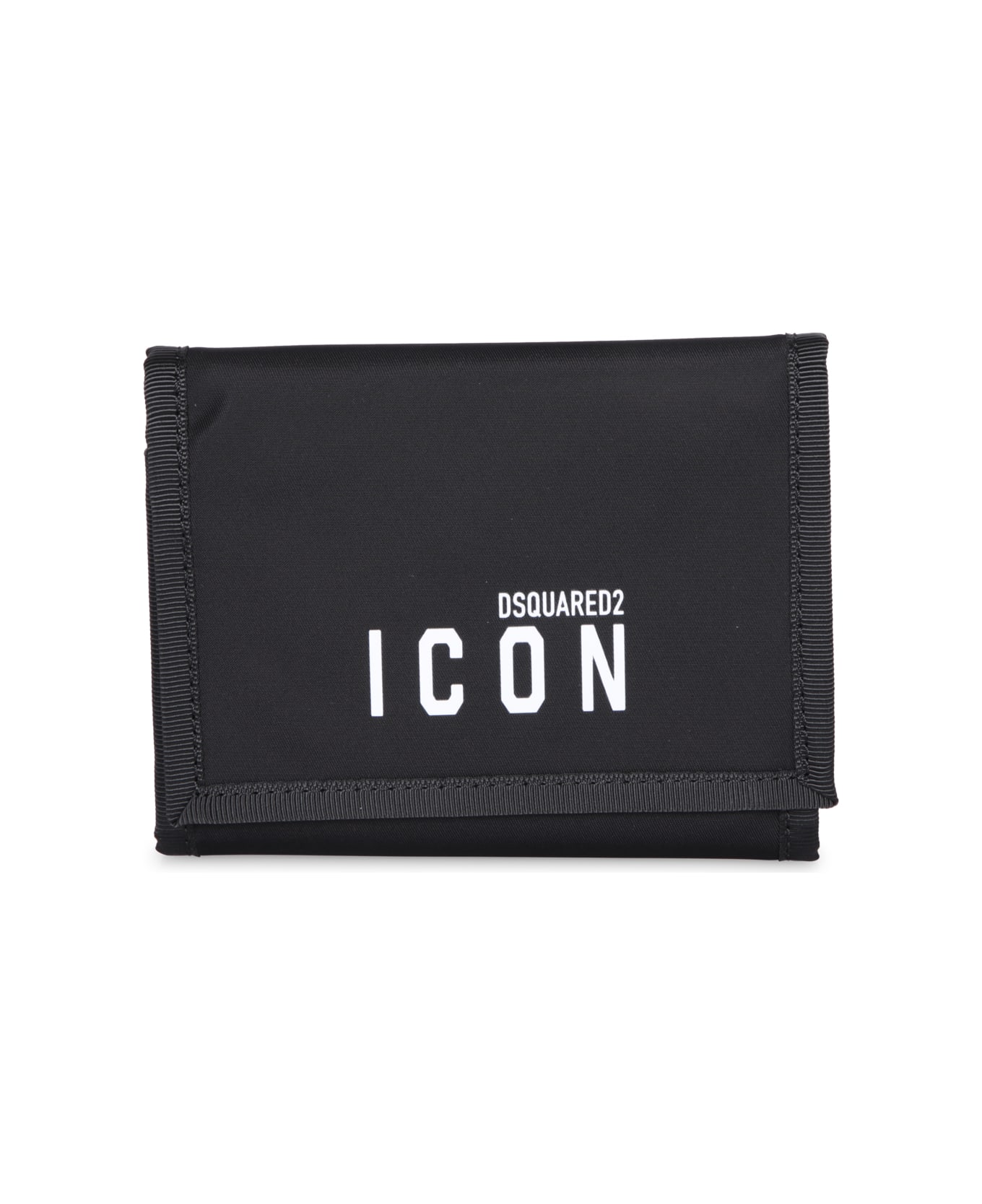 Dsquared2 Icon Black Wallet - Black