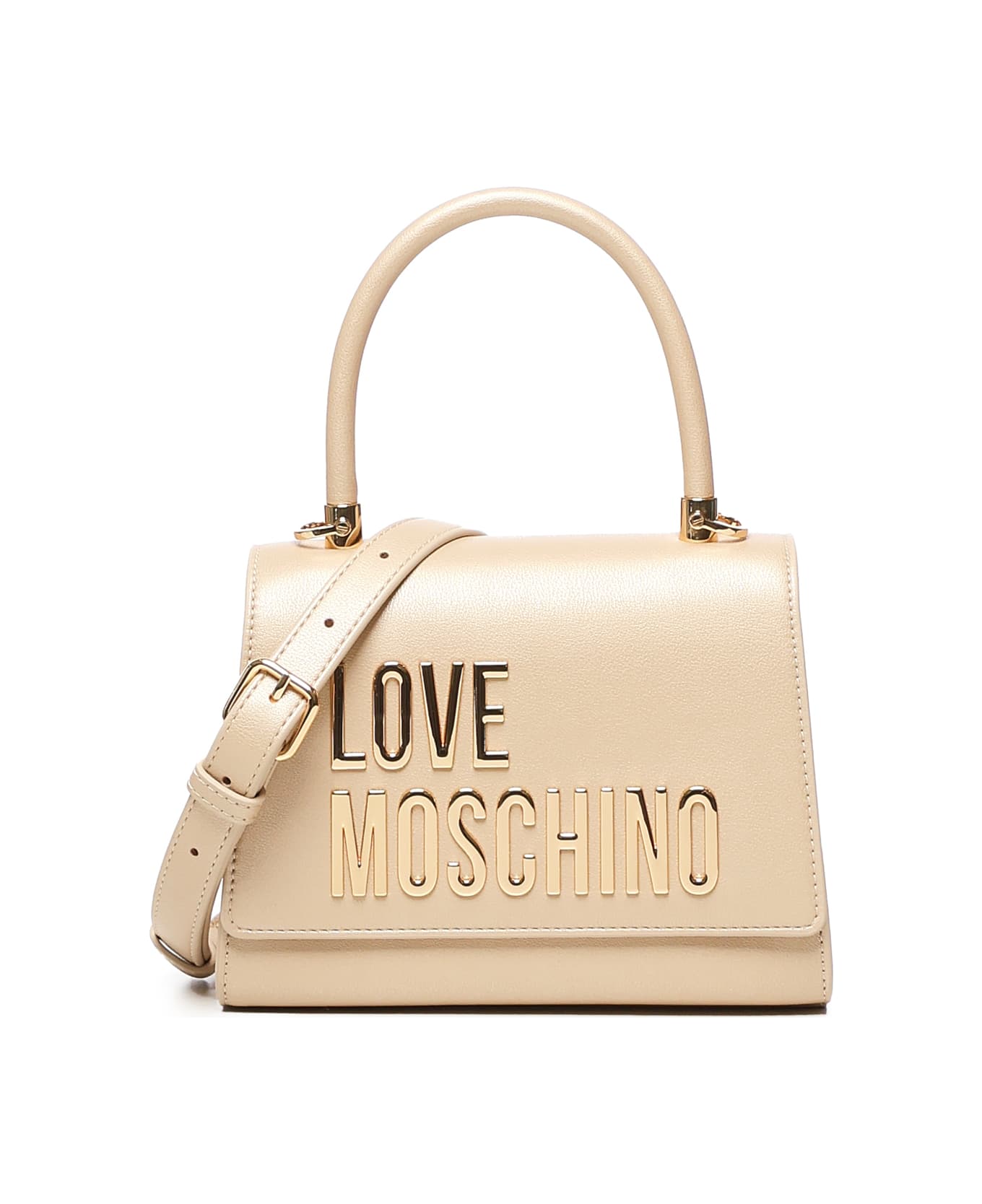 Love Moschino Bold Love Mini Bag - Beige