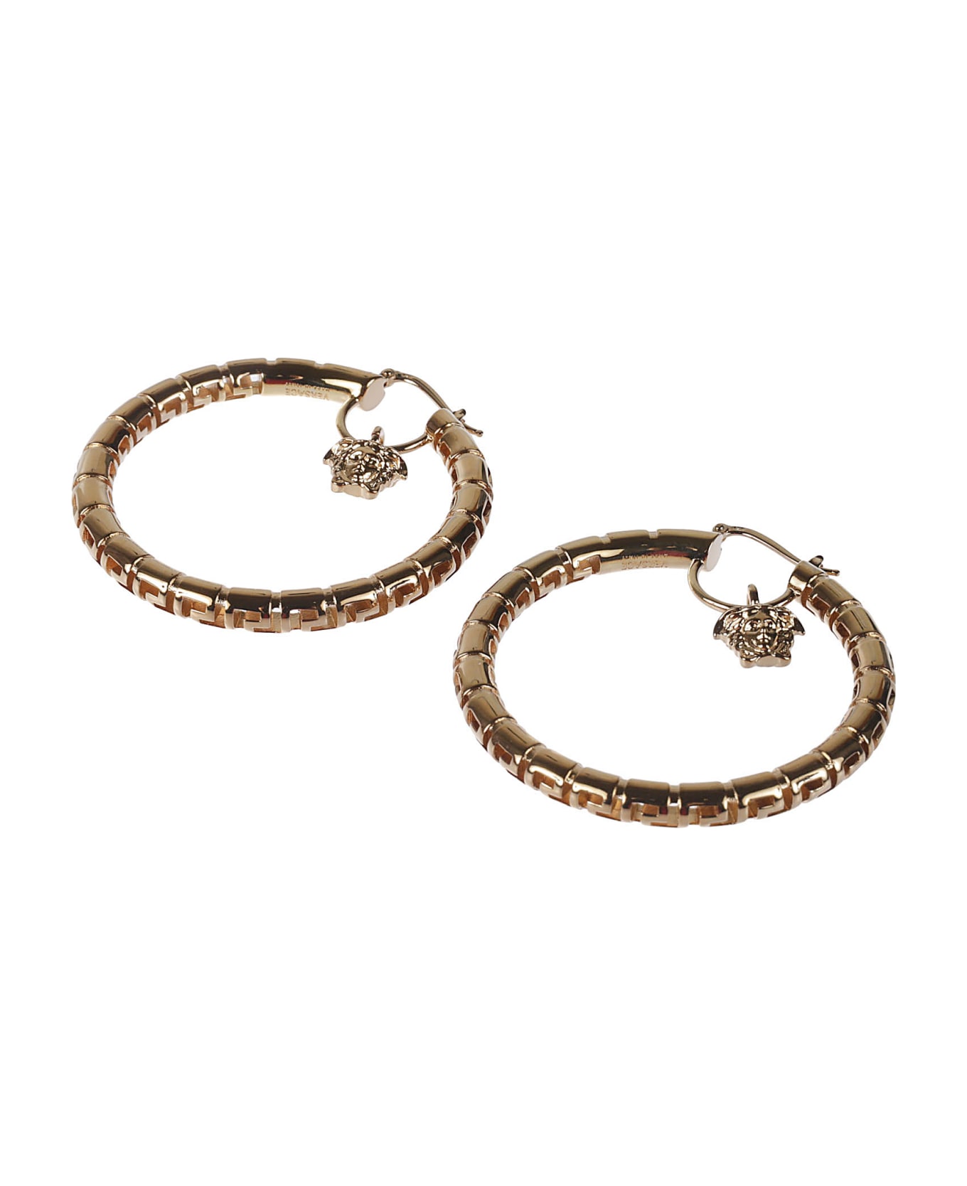 Versace Medusa Earrings - Gold