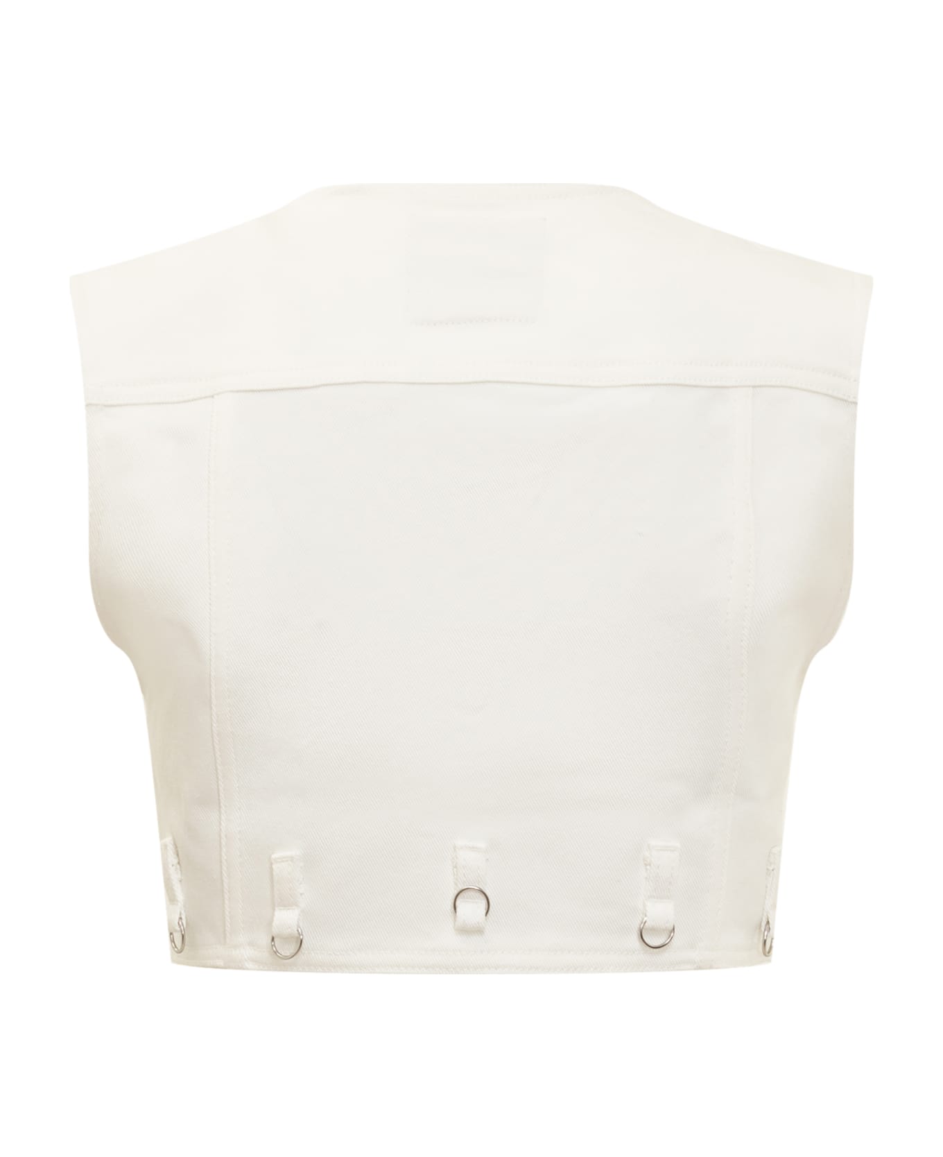 Courrèges Multiflex Denim Jacket - HERITAGE WHITE