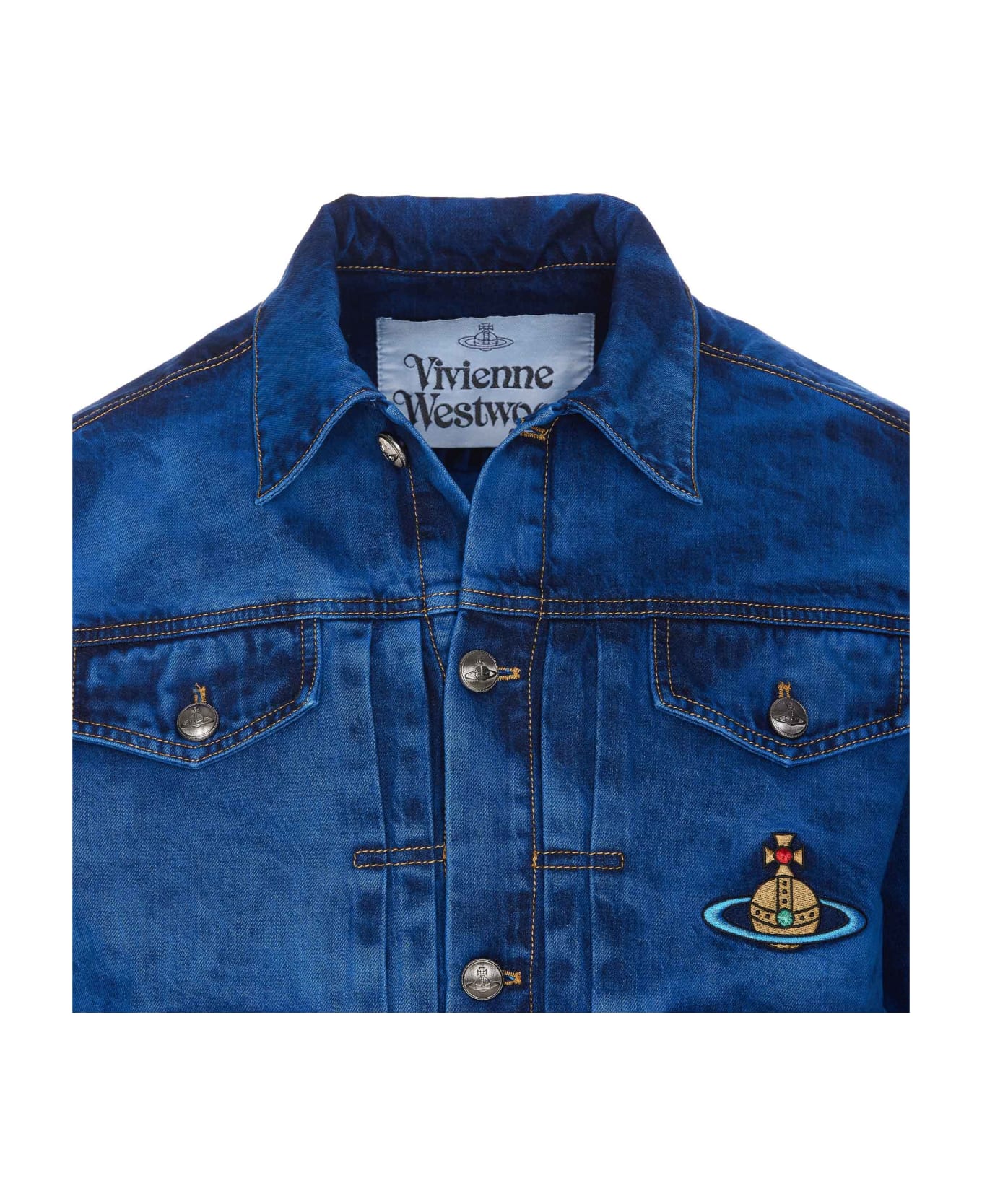 Vivienne Westwood Marlene Denim Jacket - Blue ブレザー
