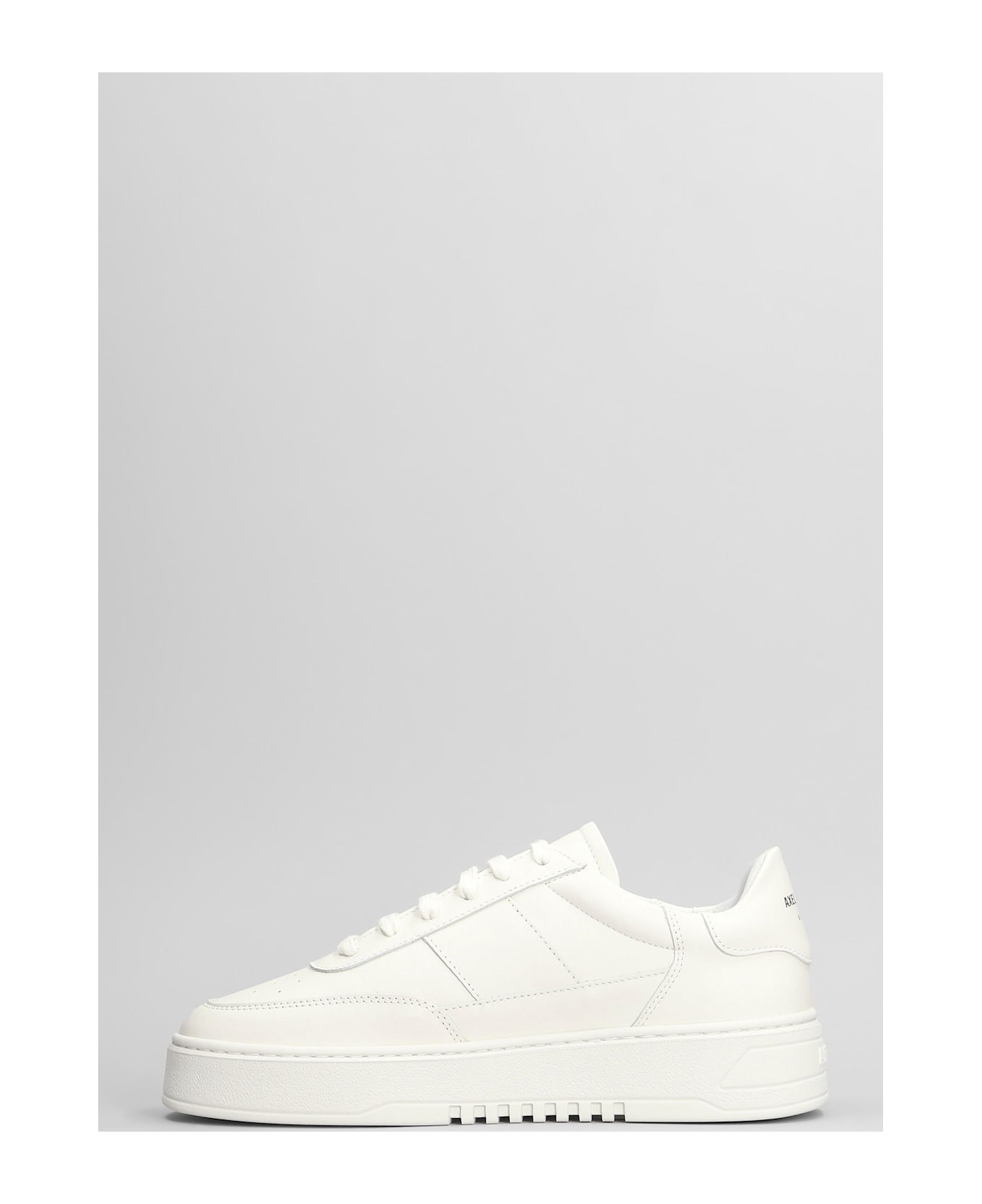 Axel Arigato Orbit Vintage Sneakers In White Leather - white