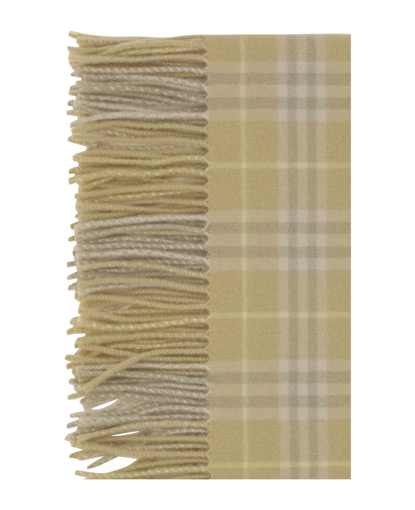 Burberry Cashmere And Linen Scarf - Beige