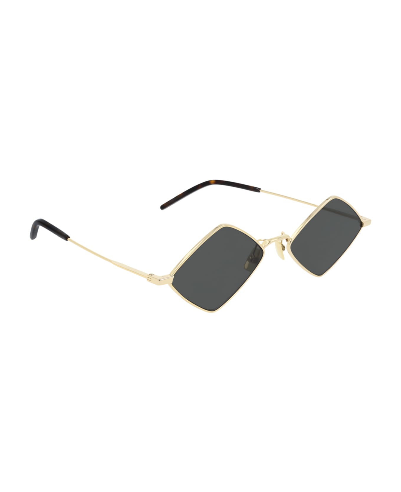 Saint Laurent Eyewear SL 302 LISA Sunglasses - Gold Gold Grey