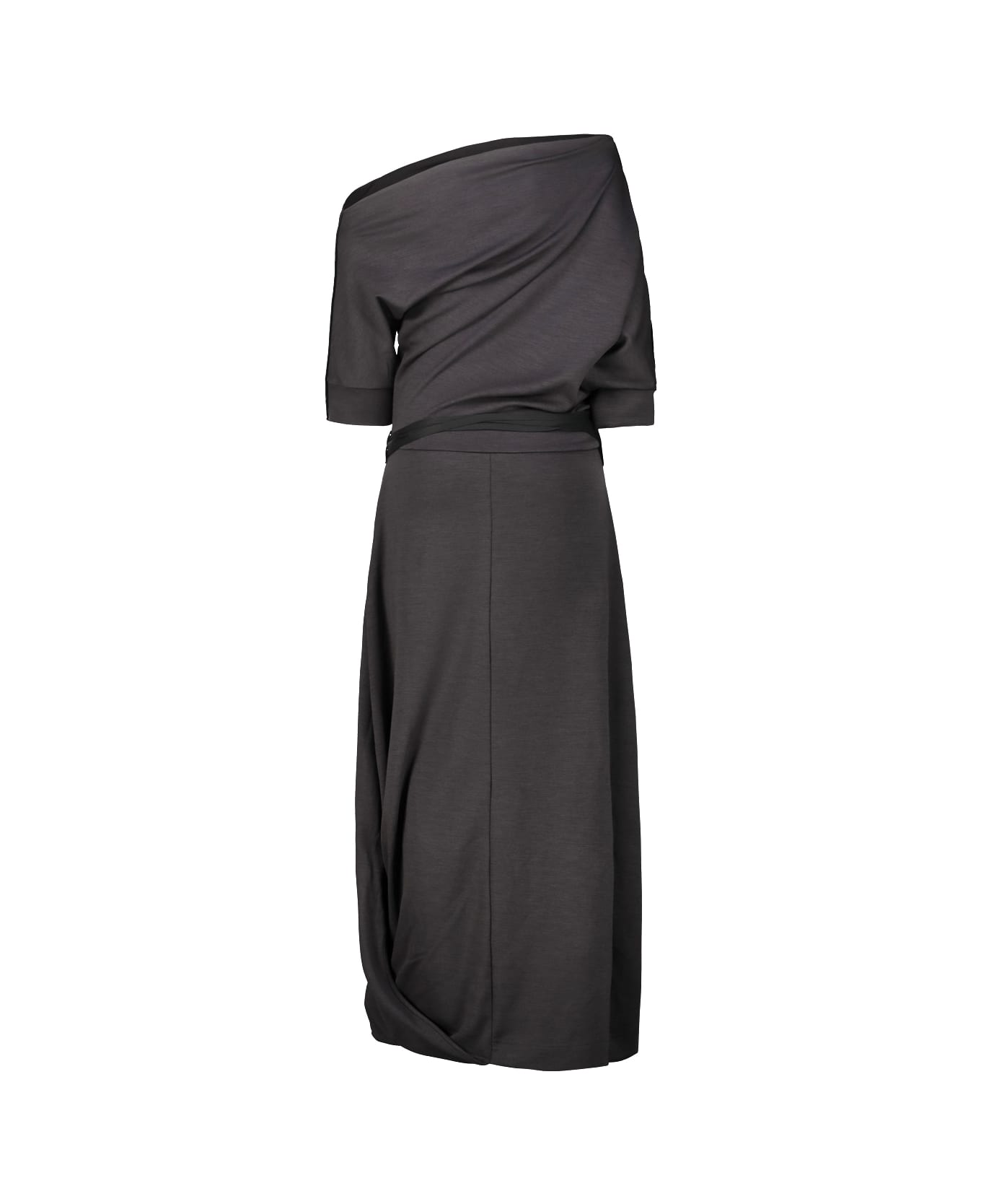 Lemaire Twisted Hem Dress - Anthracite