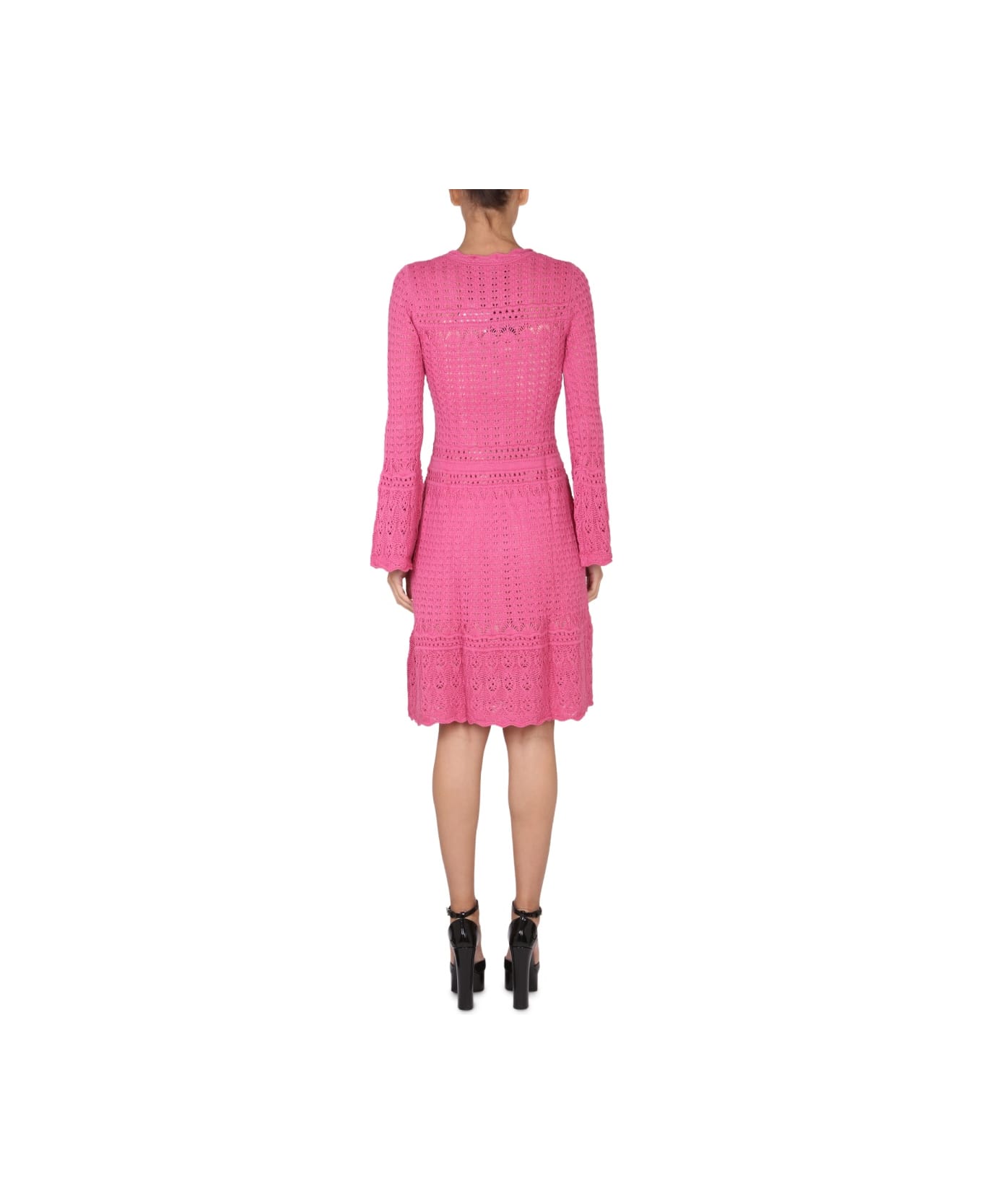 Boutique Moschino Wool Blend Dress - PINK