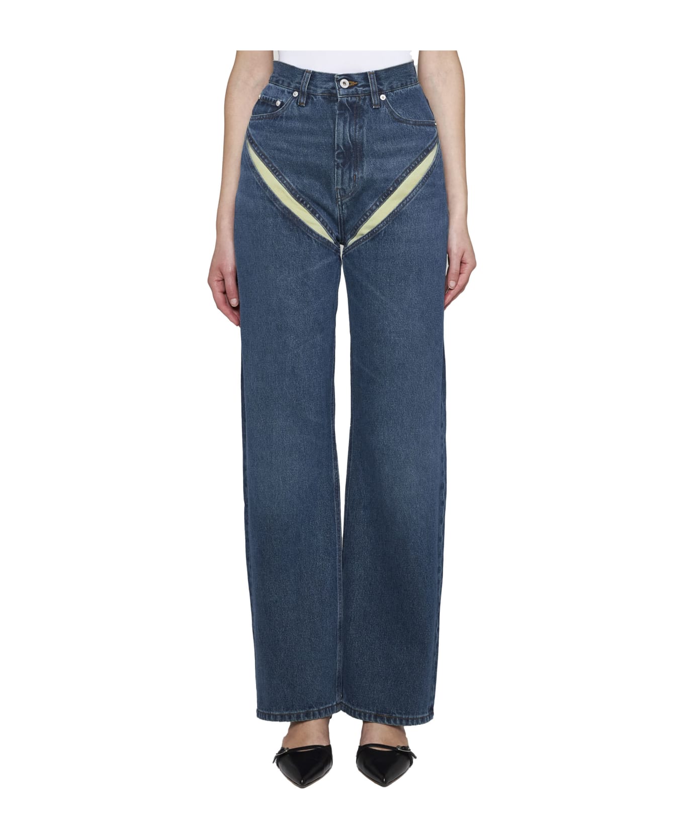 Y/Project Jeans - Evergreen vintage blue デニム