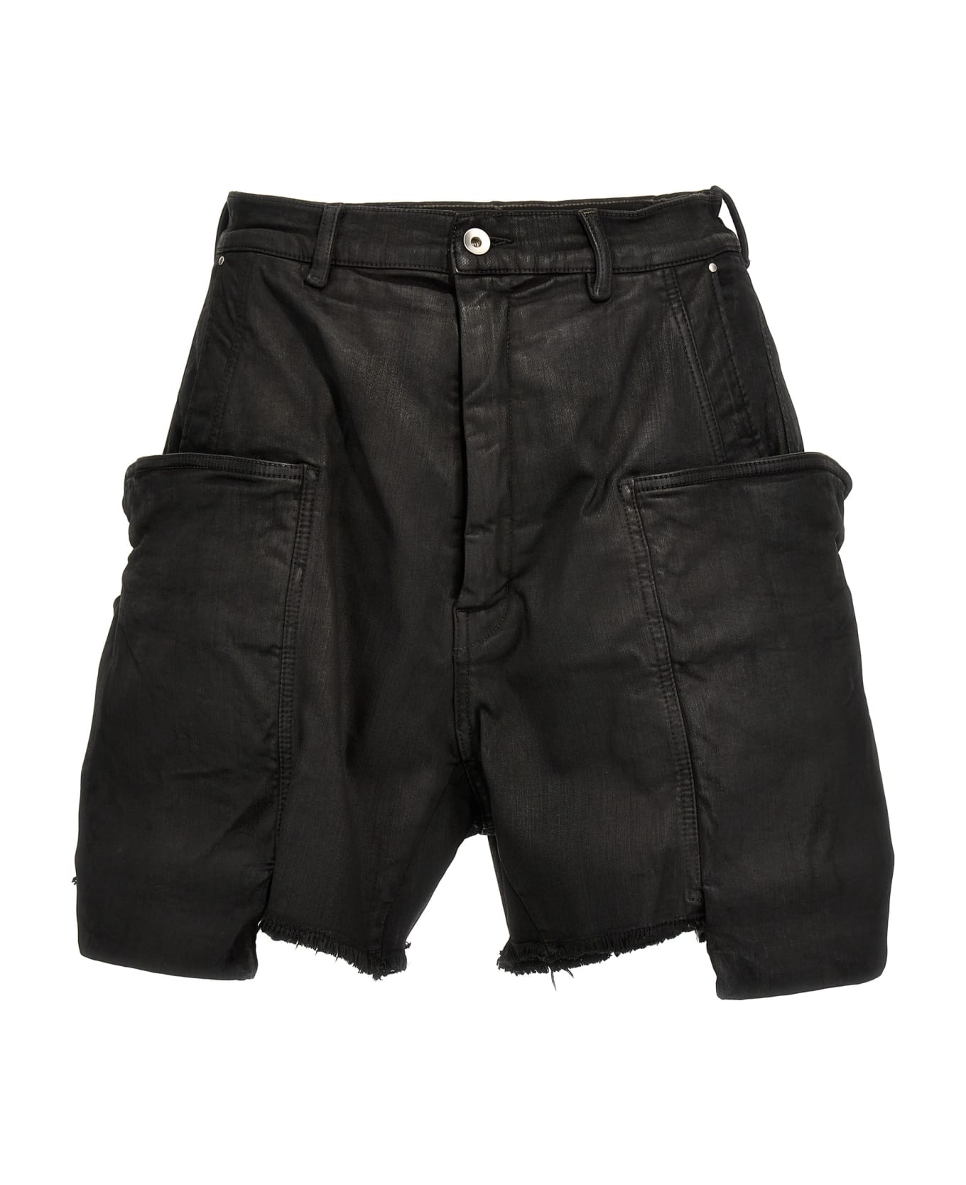 Rick Owens 'stefan Cargo' Bermuda Shorts - Black  