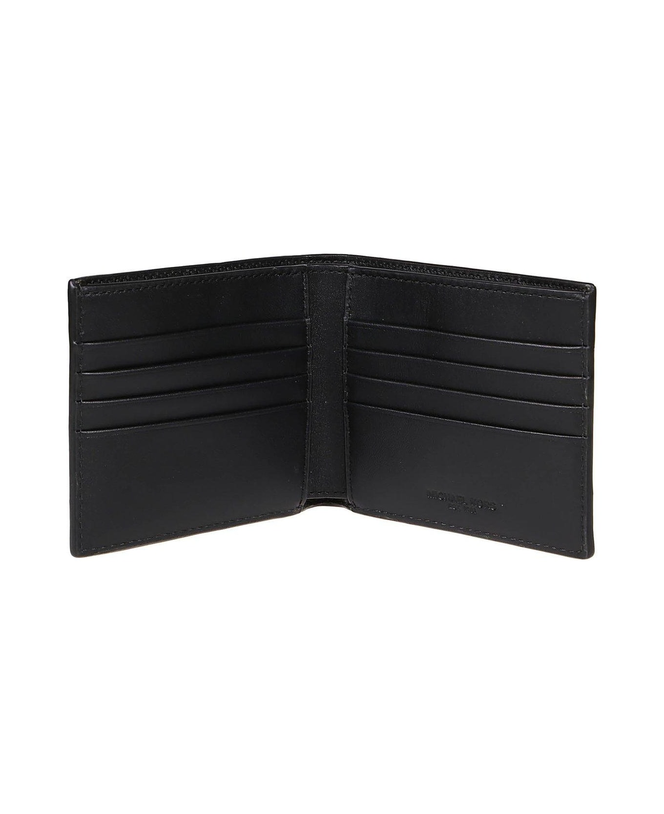 Michael Kors Greyson Logo Slim Billfold Wallet - Black