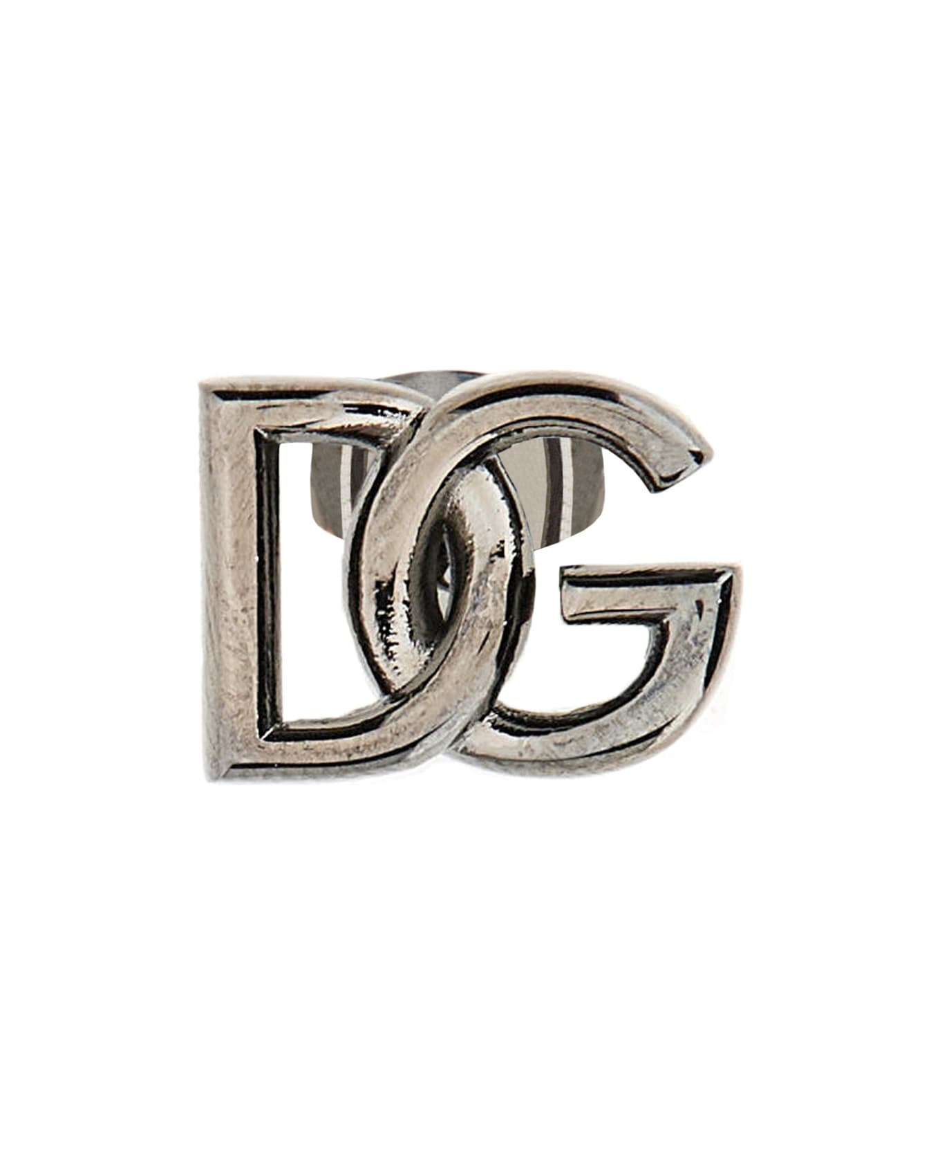 Dolce 
Gabbana Mono Dg Logo Earring - SILVER