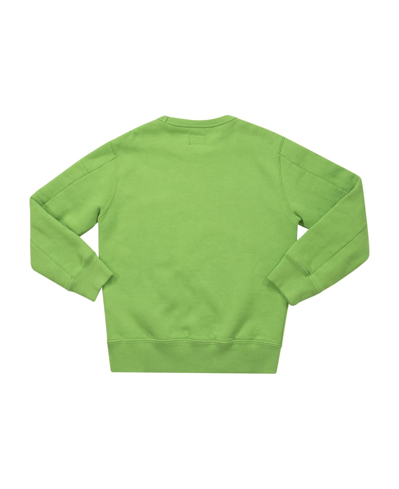 C.P. Company Sweatshirt Basic Fleece Lens - Green