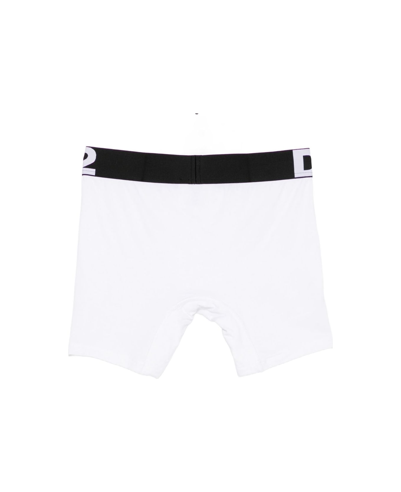 Dsquared2 Dsquared White Stretch Boxer - White