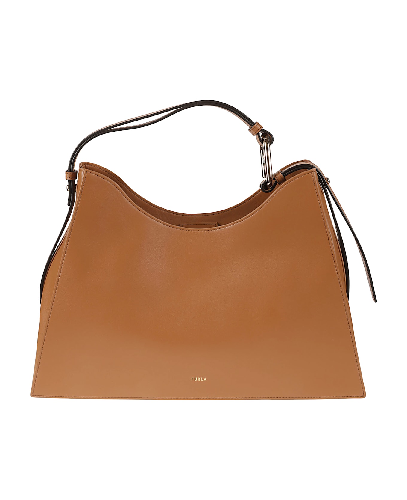 Furla Open Adjustable Strap Tote - brandy