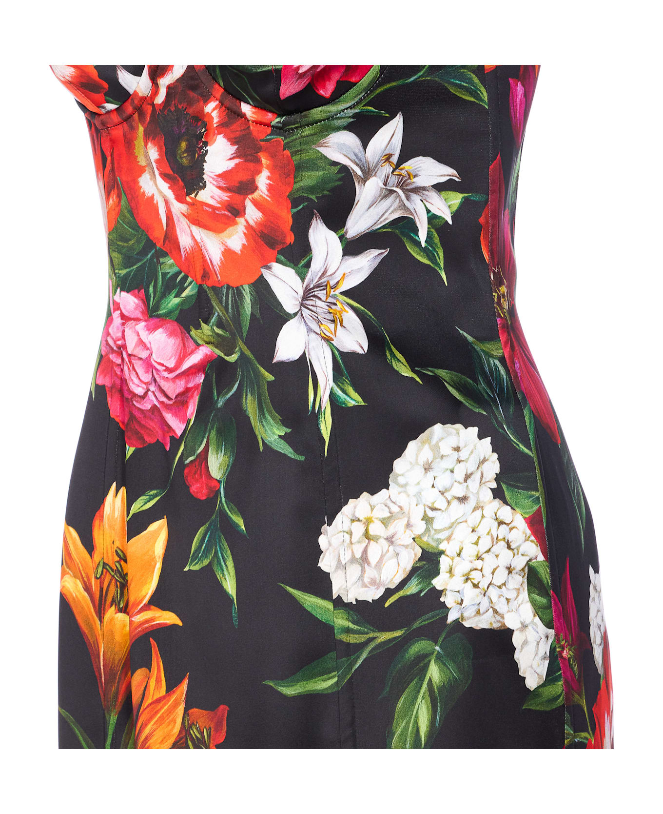 Dolce 
Gabbana Floral Print Dress - MultiColour