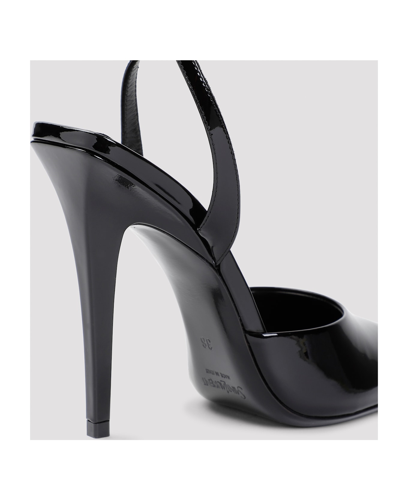 Saint Laurent La Scandale 110 Sandals - Nero