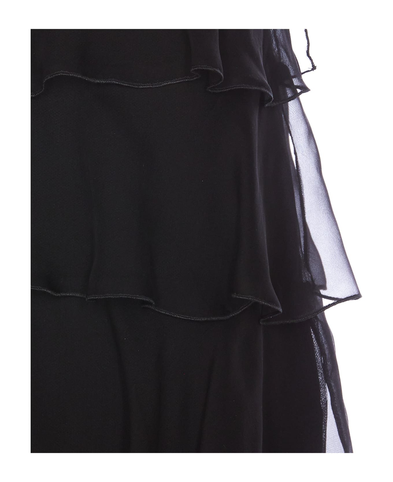 Valentino Garavani Chiffon Skirt - Black