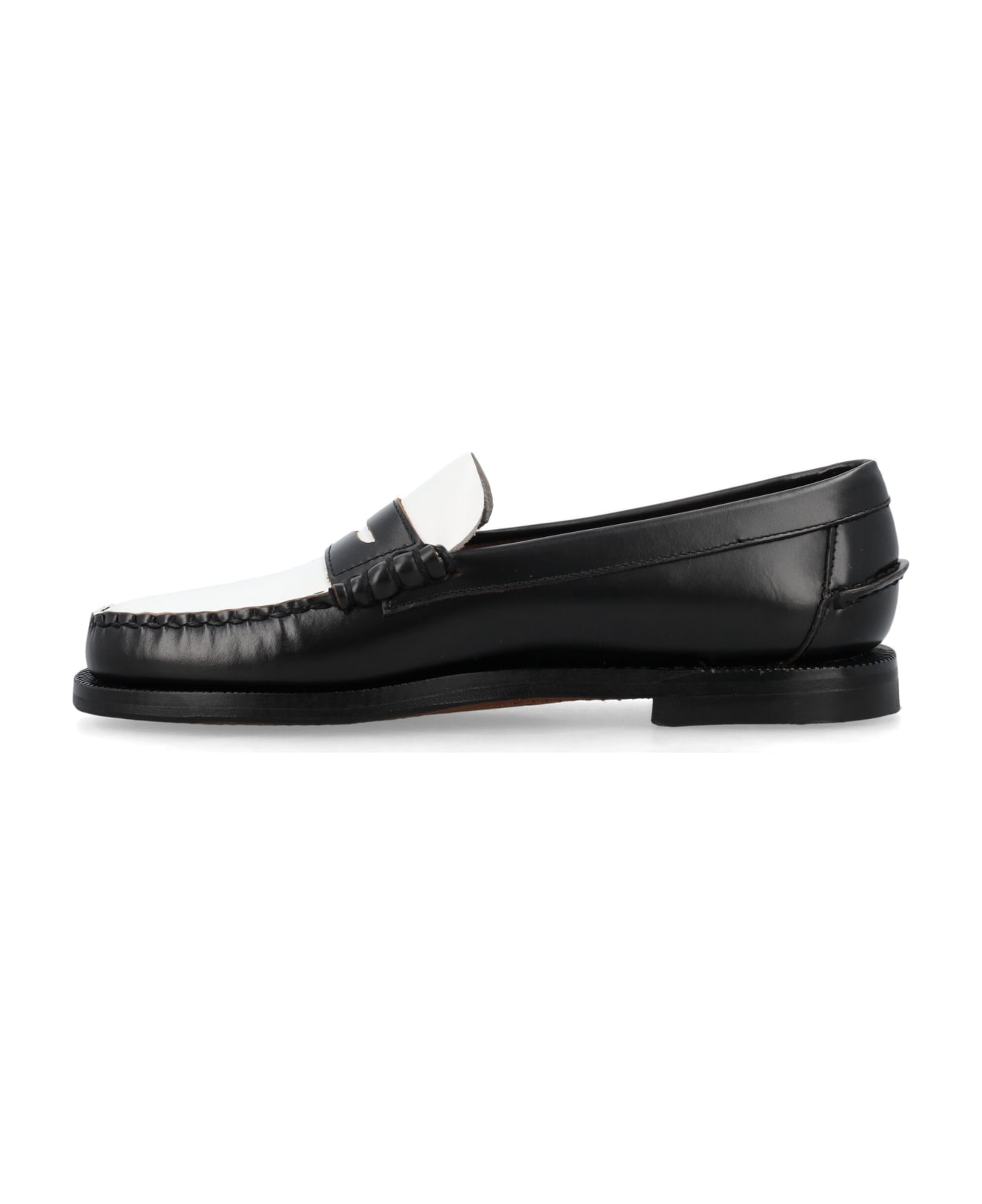 Sebago Classic Dan Loafers - BLACK WHITE