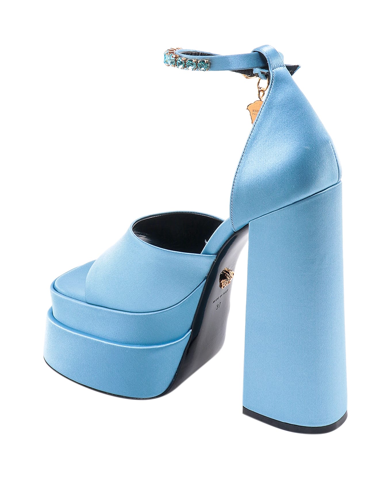 Versace Medusa Aevitas Sandals - Blue