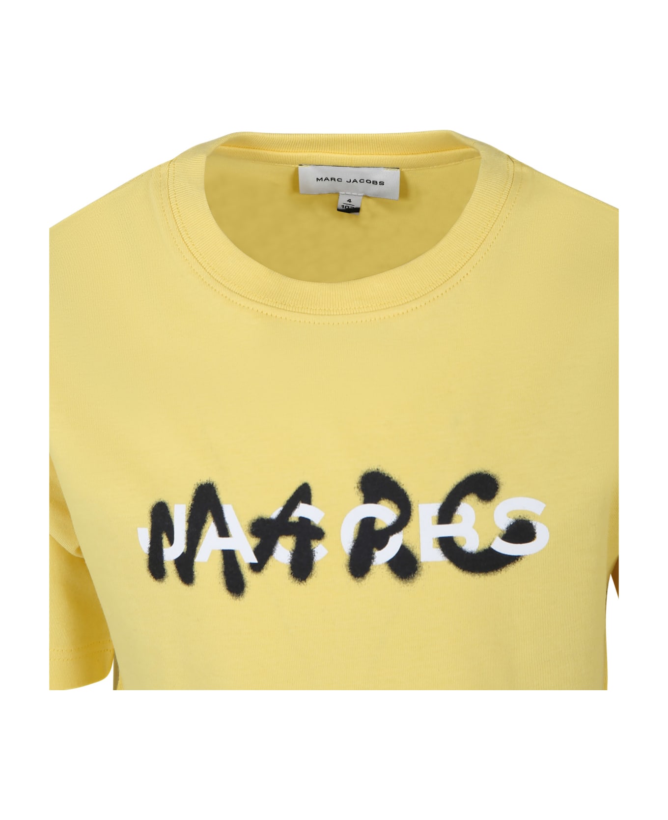 Marc Jacobs Yellow T-shirt For Kids With Logo - Yellow Tシャツ＆ポロシャツ