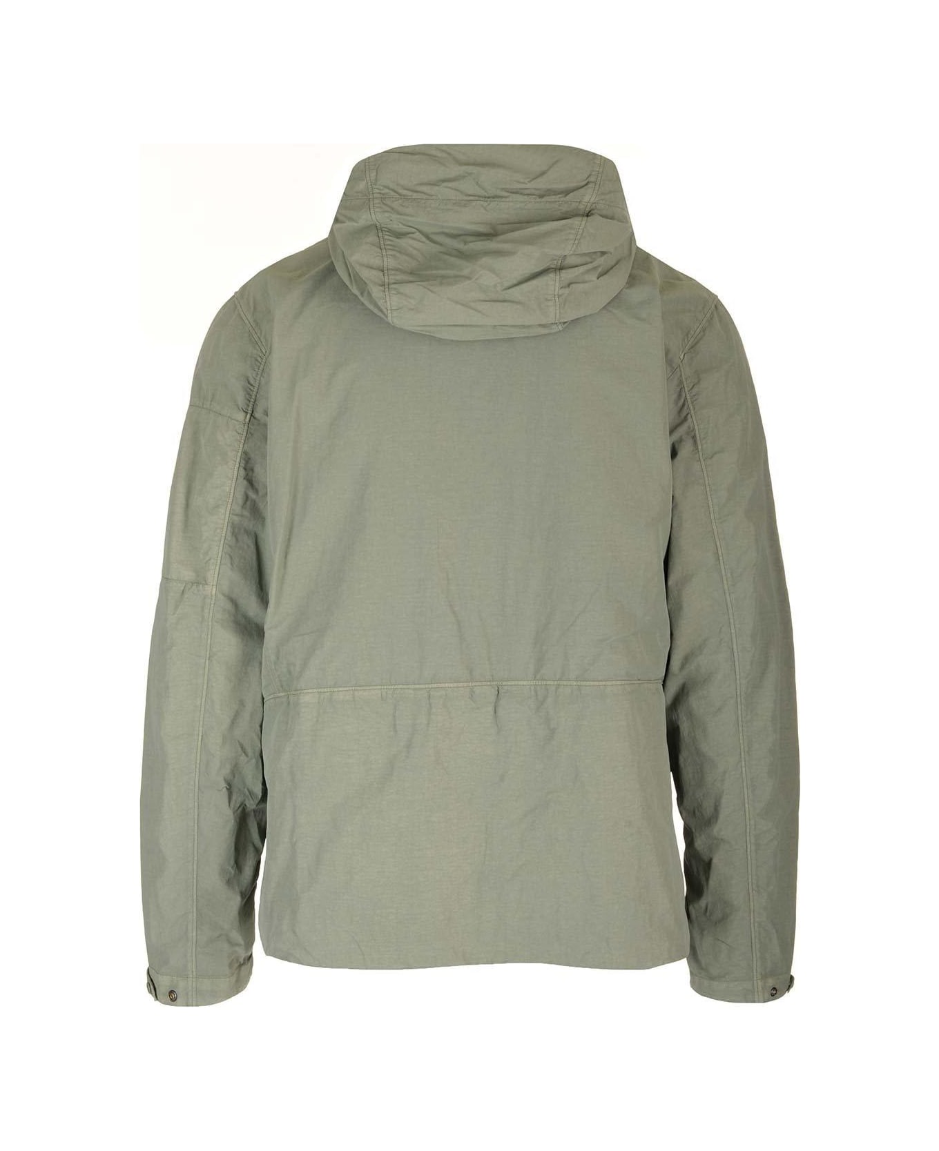 C.P. Company Reversible Hooded Jacket - Agave