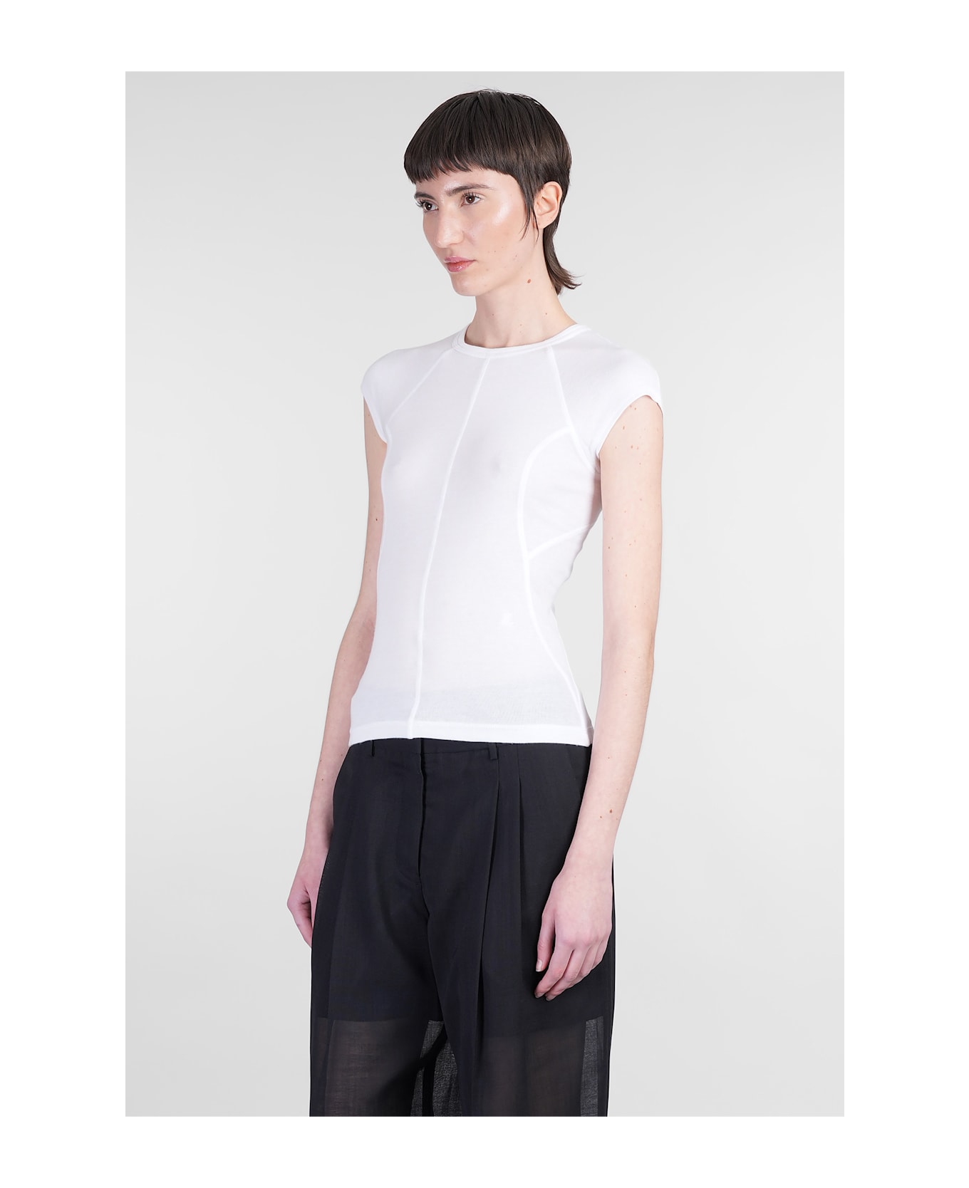 Helmut Lang T-shirt In White Cotton - white