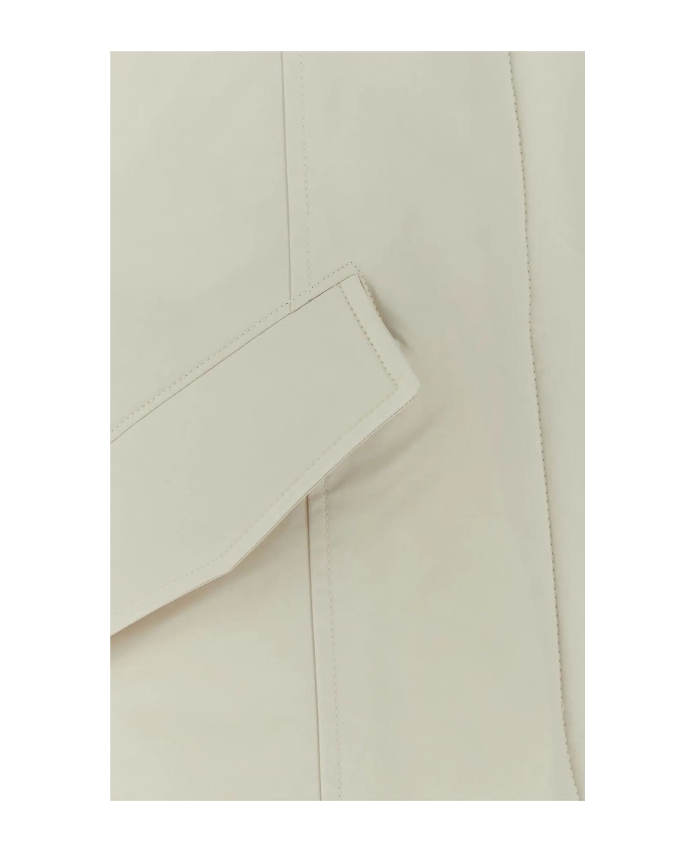 Woolrich Ivory Polyester Luxury Arctic Down Jacket - Milky Cream
