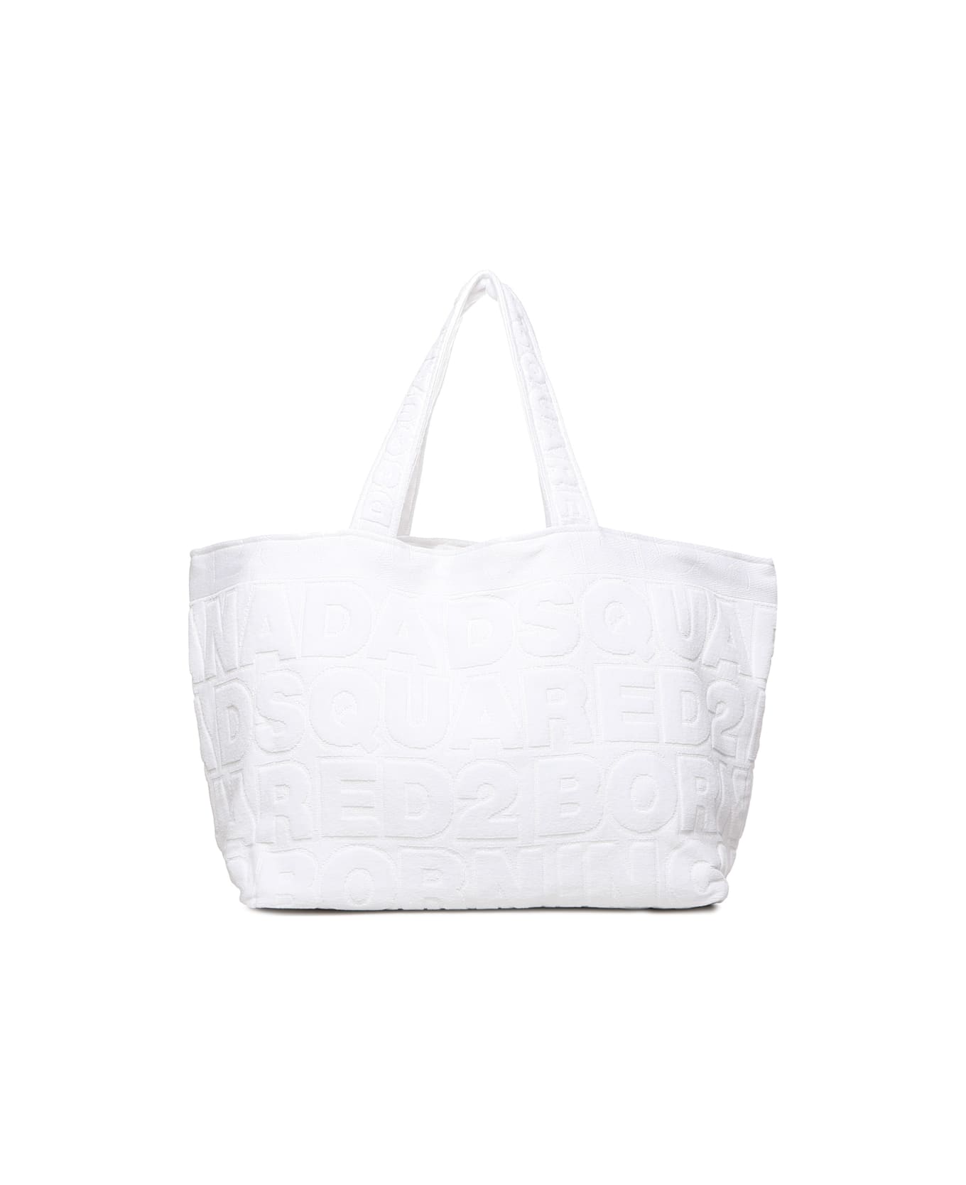 Dsquared2 Beach Shopper Bag - White