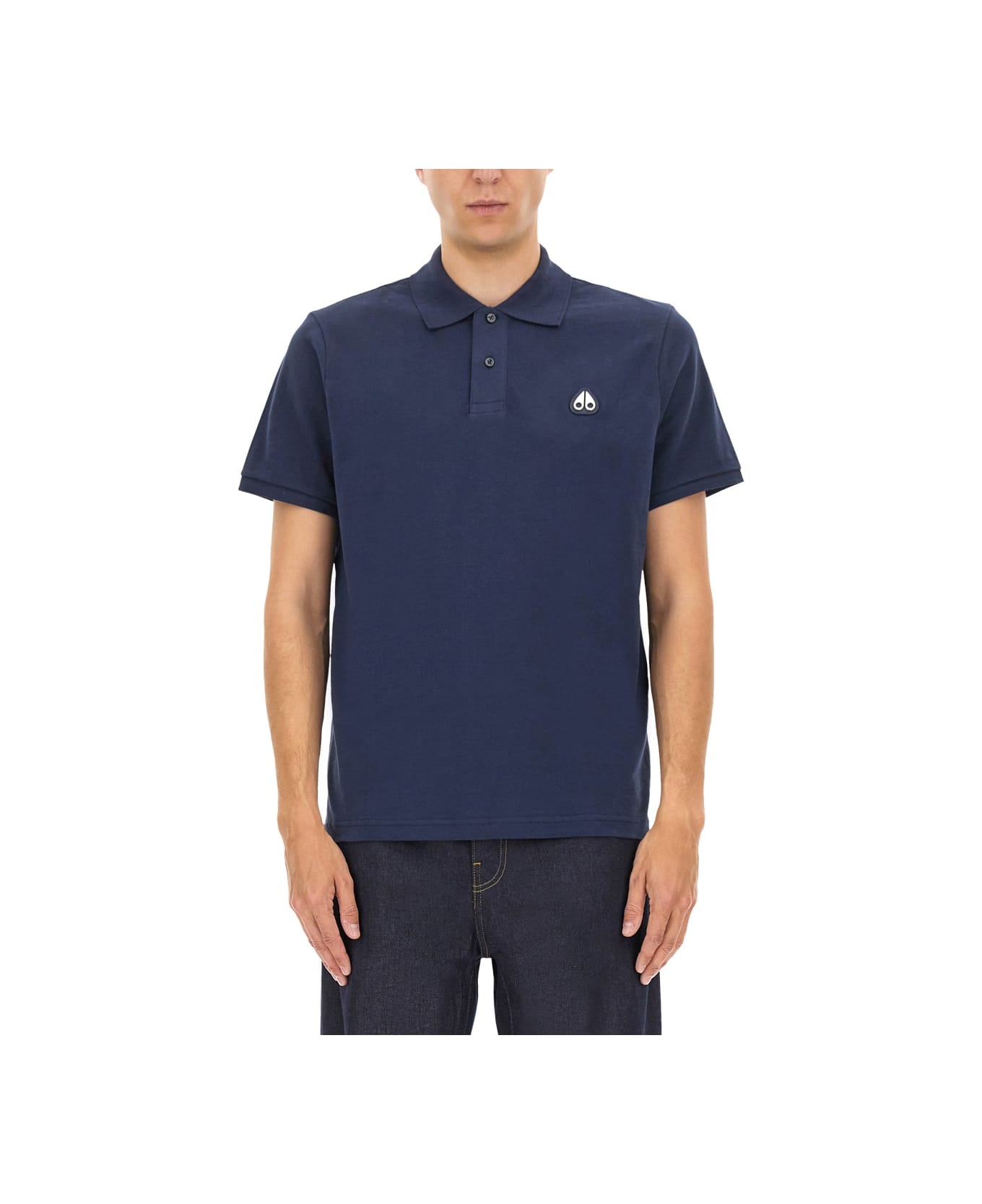 Moose Knuckles Polo "everett" - BLUE