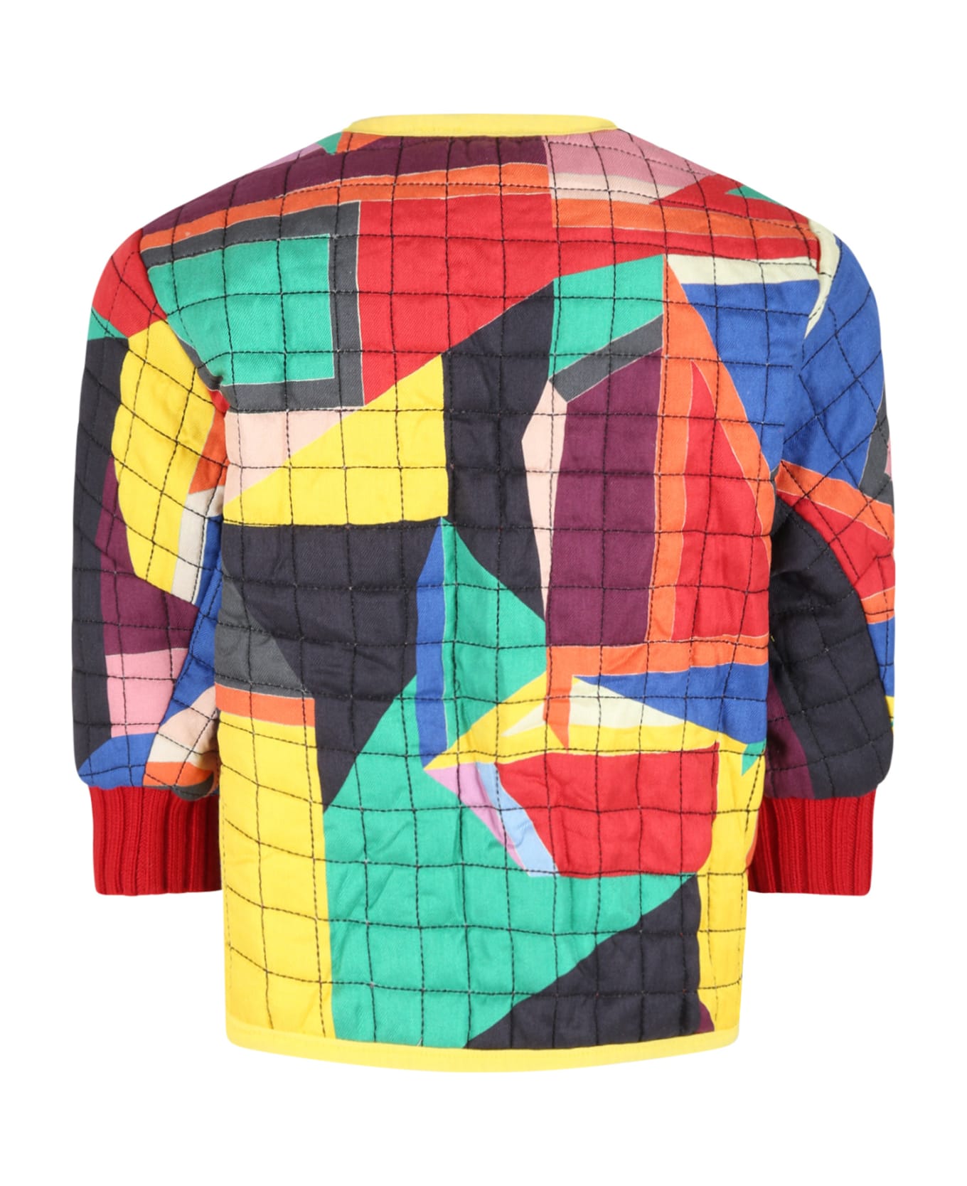 Tia Cibani Multicolor Jacket For Girl - Multicolor