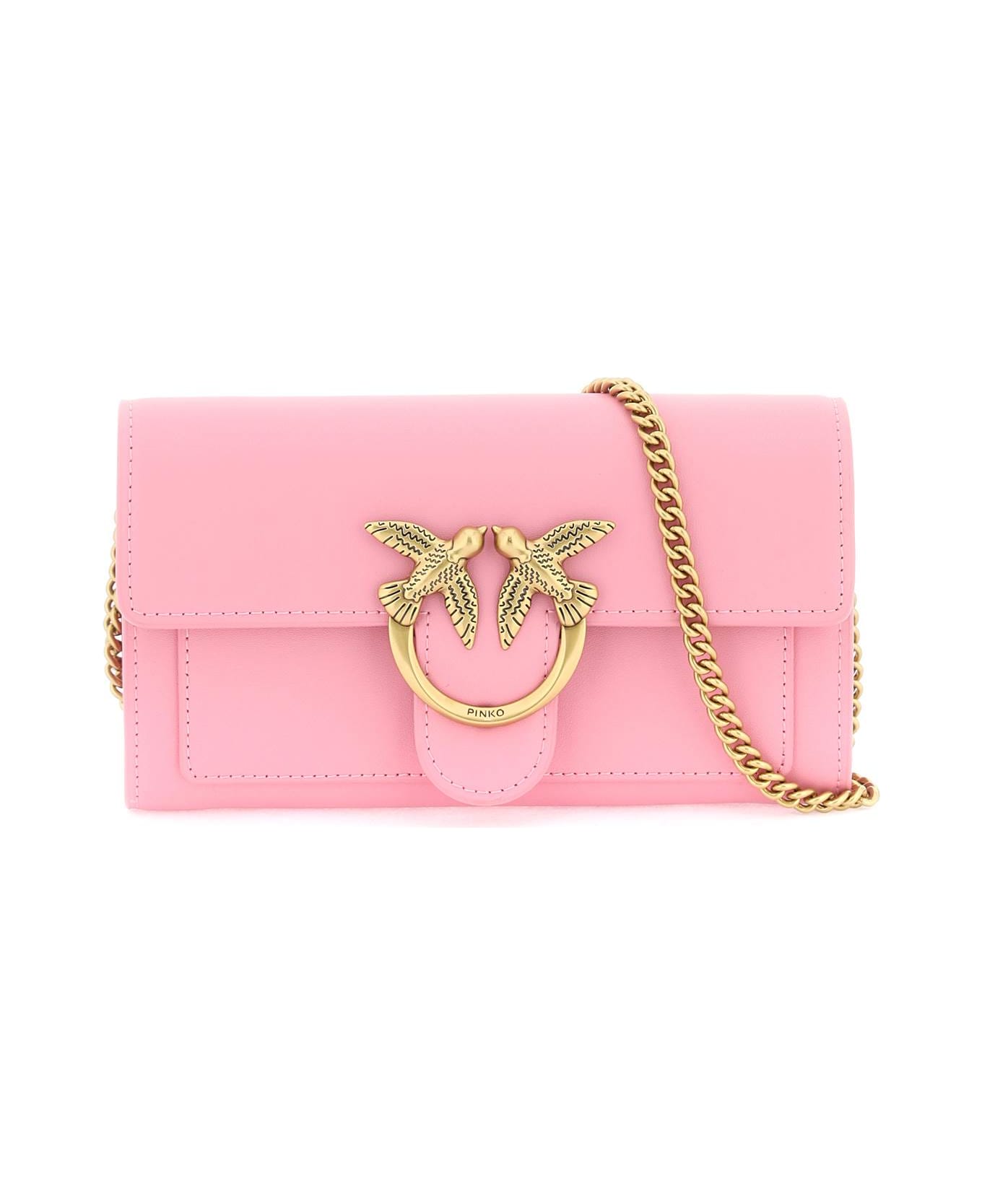 Pinko Love Bag Crossbody Bag - Pink 財布