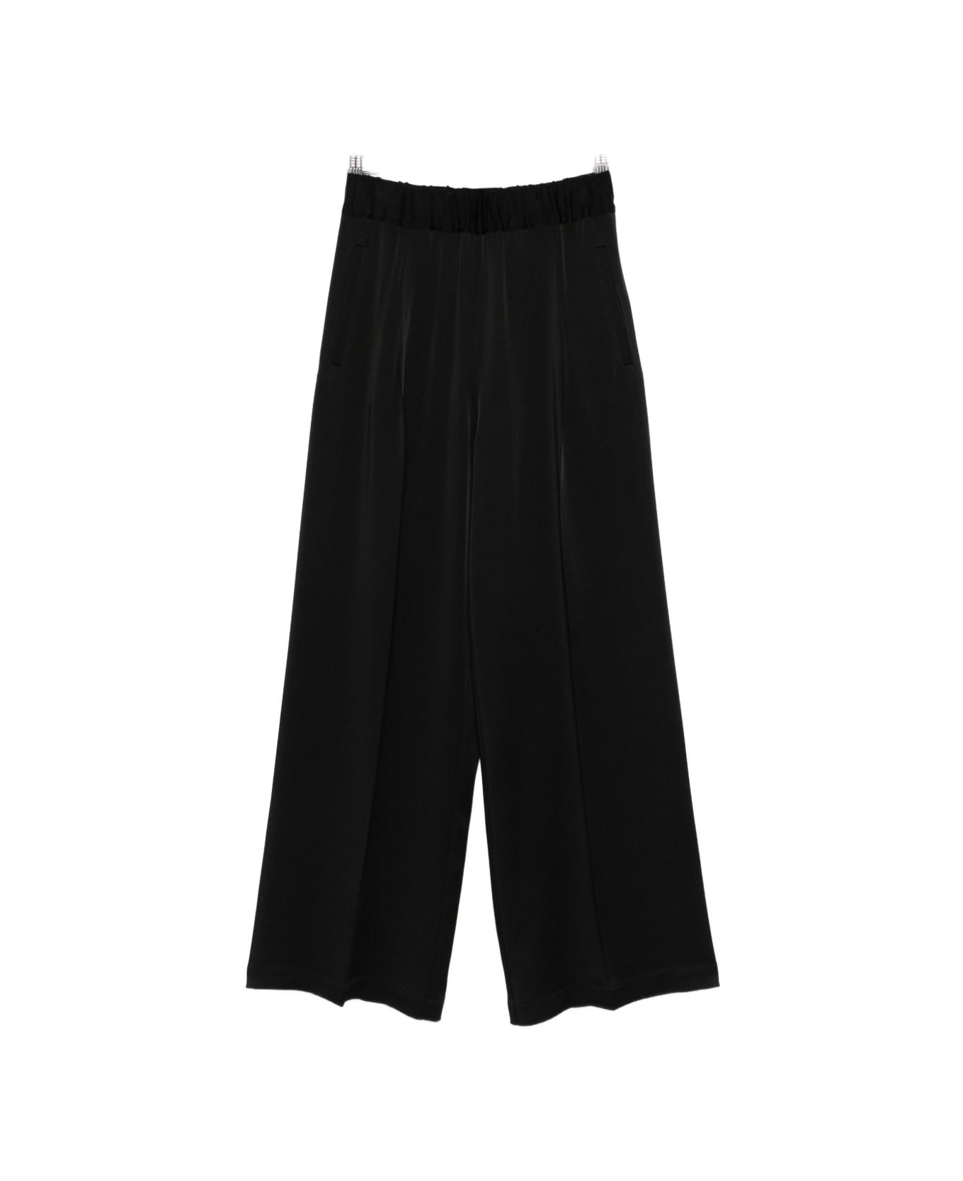 SEMICOUTURE Wide-leg Trousers - Black