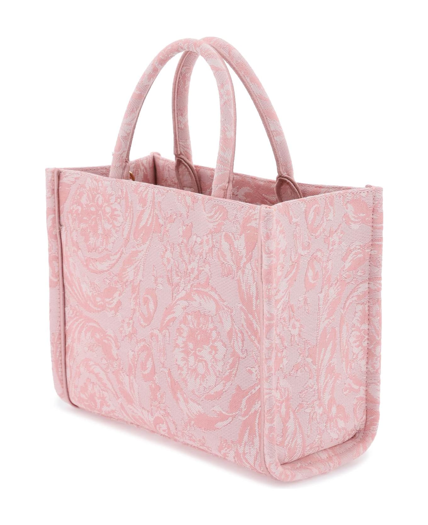 Versace Pink Woven Bag - Pink トートバッグ