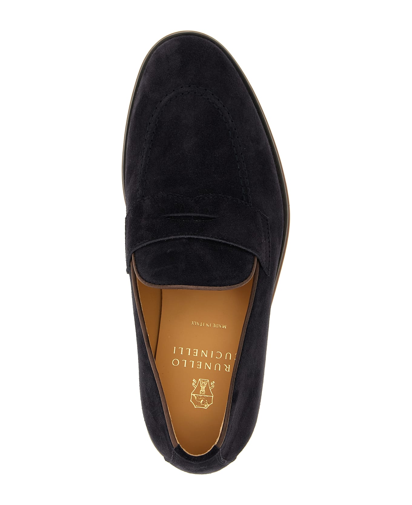 Brunello Cucinelli Suede Loafers - Blue