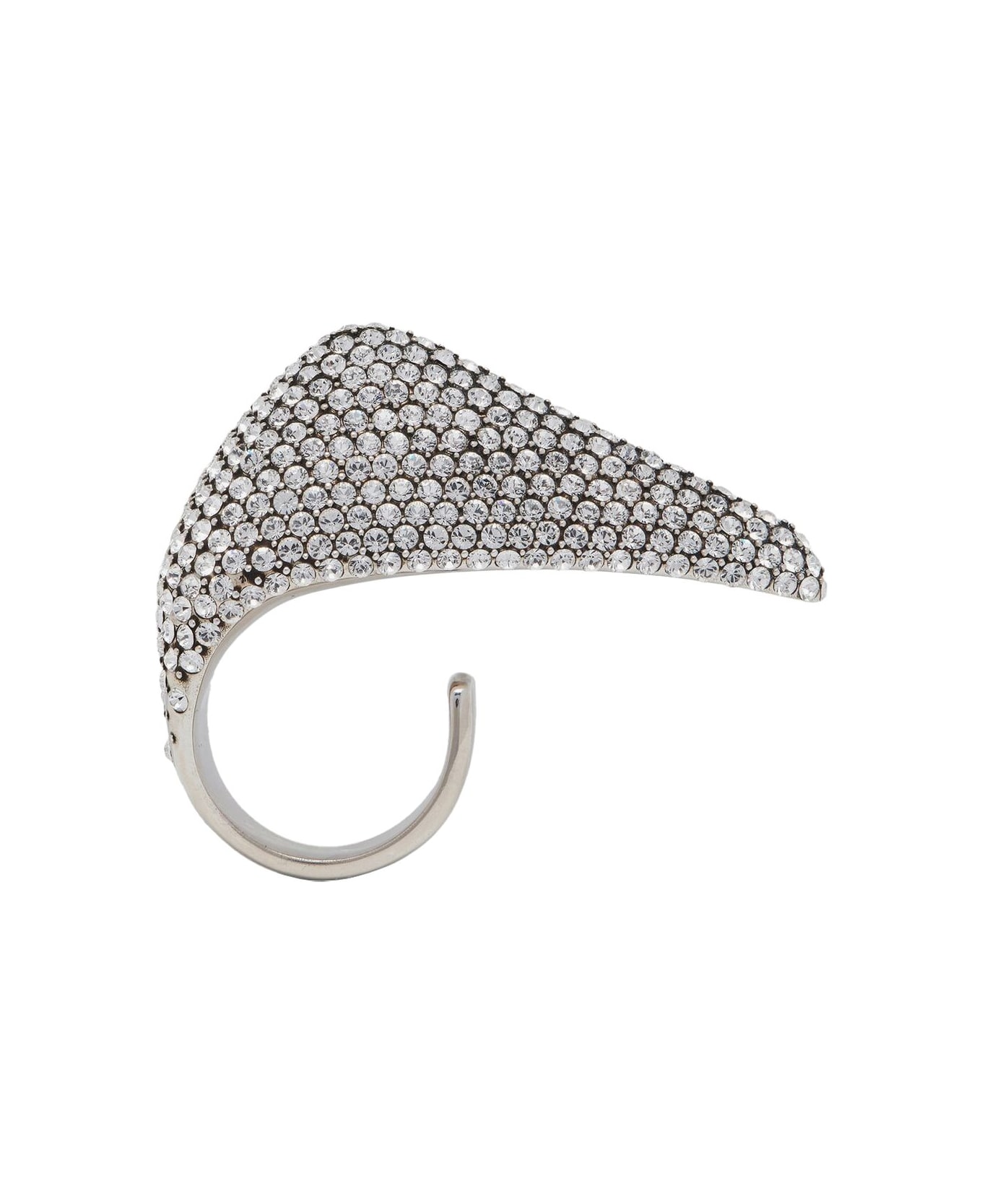 Alexander McQueen Jewelled Embellished Claw Ring - L.A.SILVER + CRY.SW