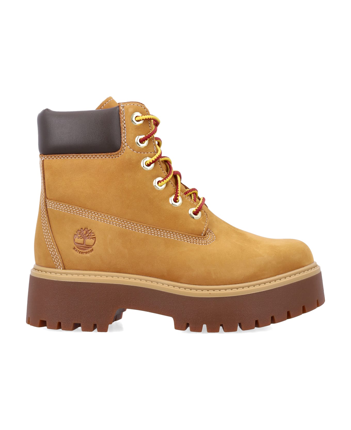 Timberland Stone Street 6-inch Waterproof Leather Platform Boots - HONEY