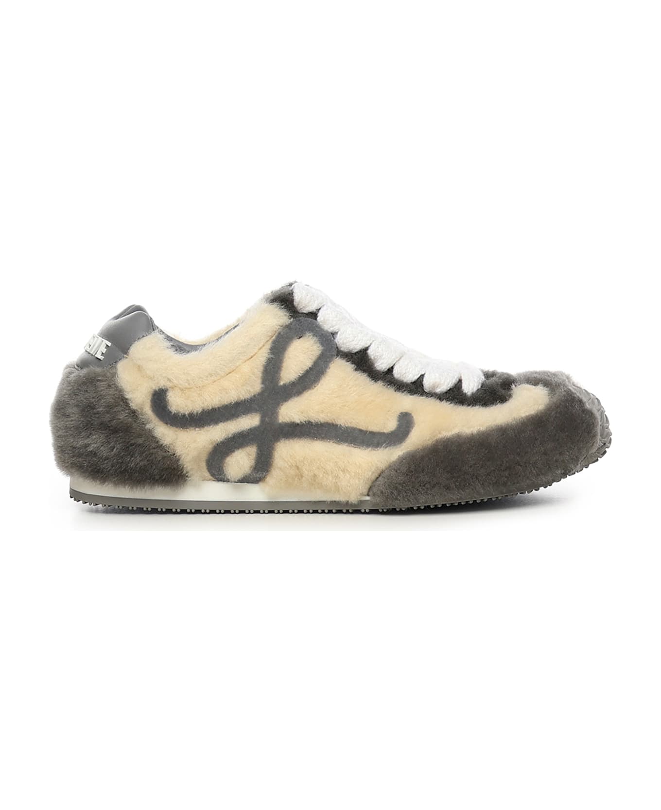 Loewe Ballet Runner 2.0 Shearling Sneaker - GREY MULTITONE
