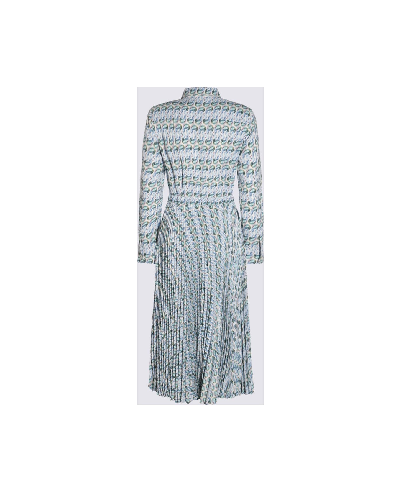 Tory Burch Printed Twill Dress - Blue