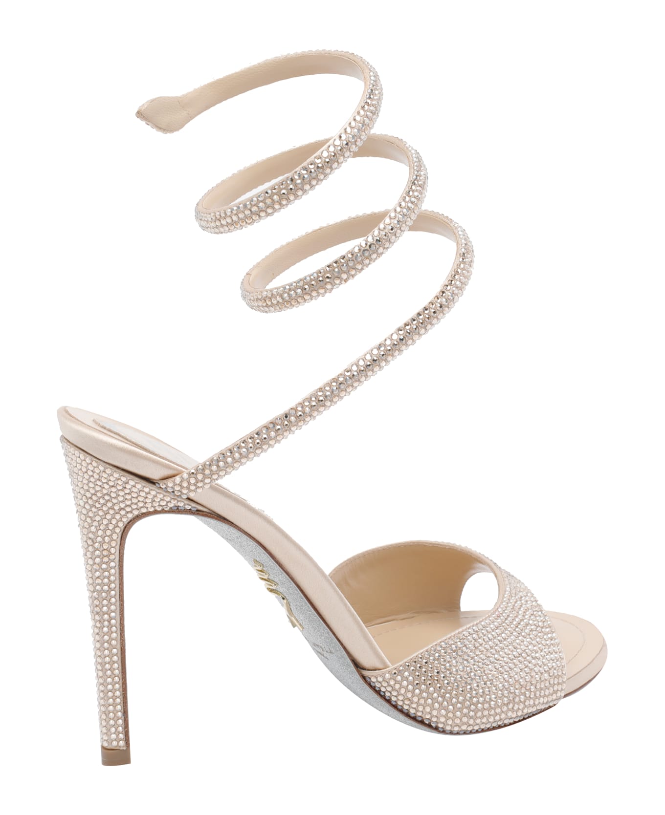 René Caovilla Heeled Sandals - Beige