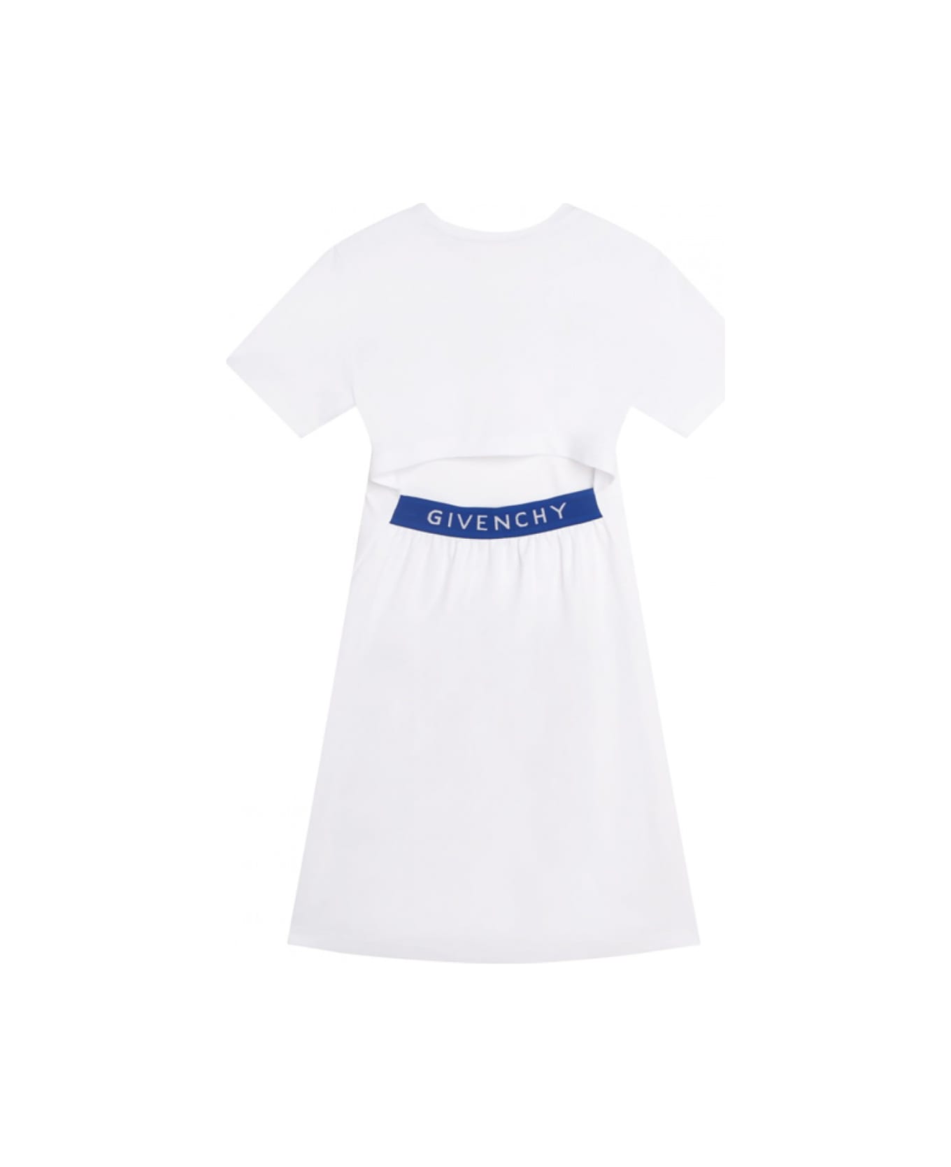 Givenchy Mc Logo Dress Large - WHITE